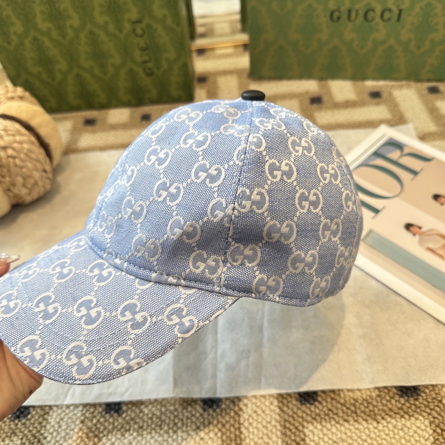 GUCCI古奇棒球帽 2025新款 工艺非常精美 高档大气上档次！低调奢华，方便携带！