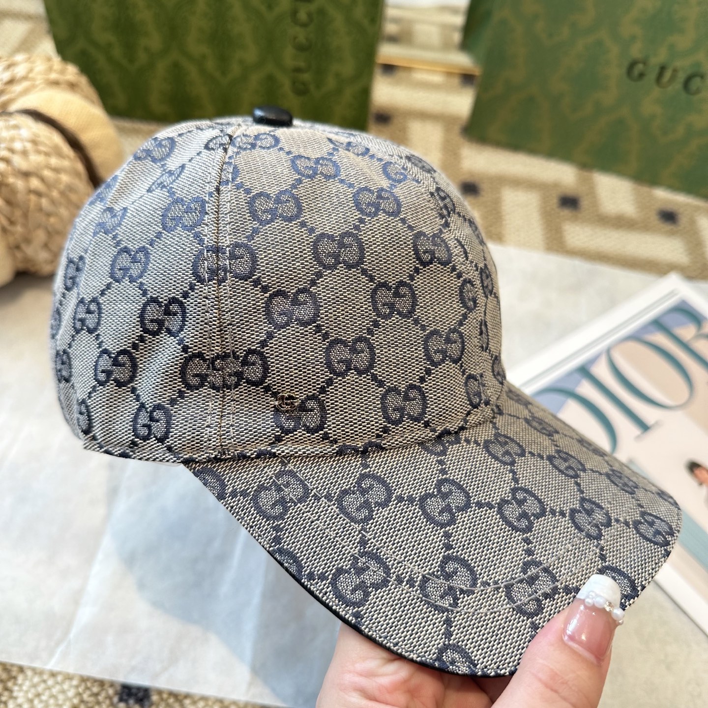 GUCCI古奇棒球帽 2025新款 工艺非常精美 高档大气上档次！低调奢华，方便携带！