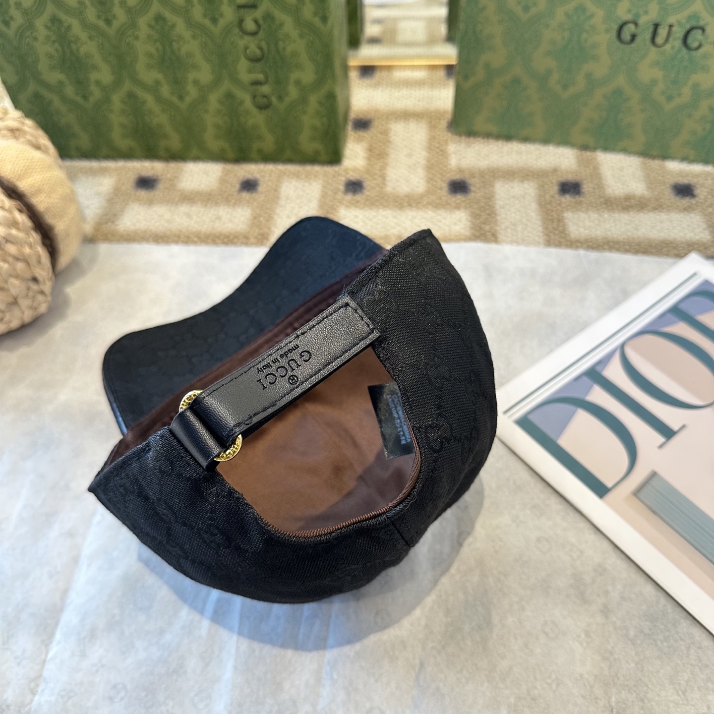 GUCCI古奇棒球帽 2025新款 工艺非常精美 高档大气上档次！低调奢华，方便携带！