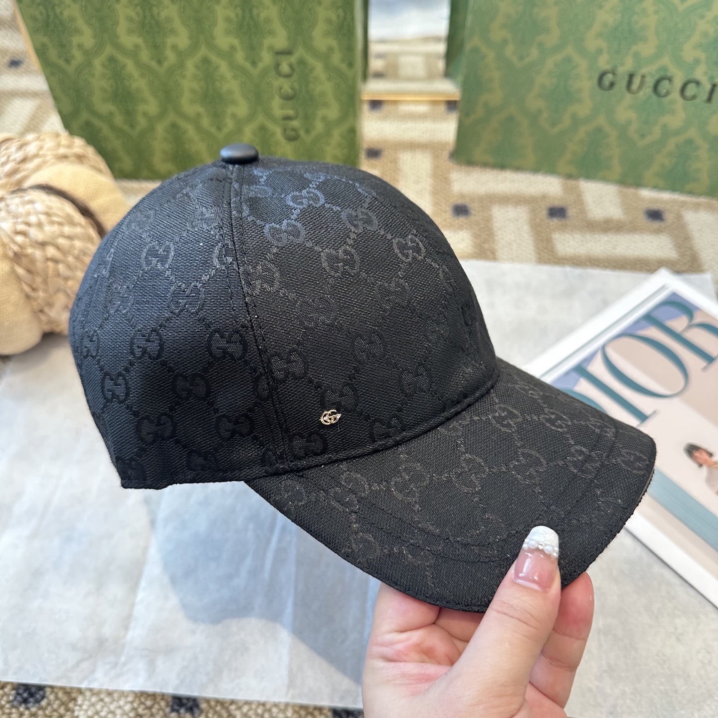 GUCCI古奇棒球帽 2025新款 工艺非常精美 高档大气上档次！低调奢华，方便携带！