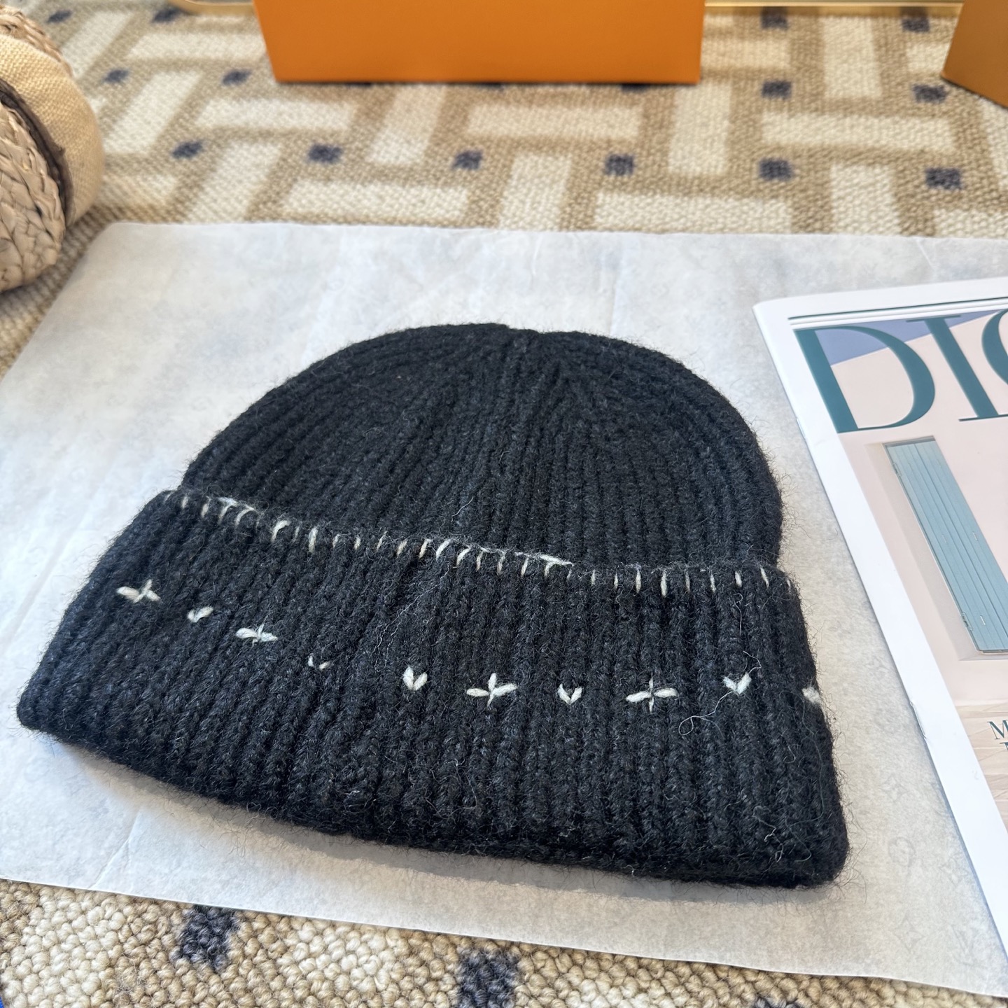 Lv路易威登针织毛线帽，男女同款