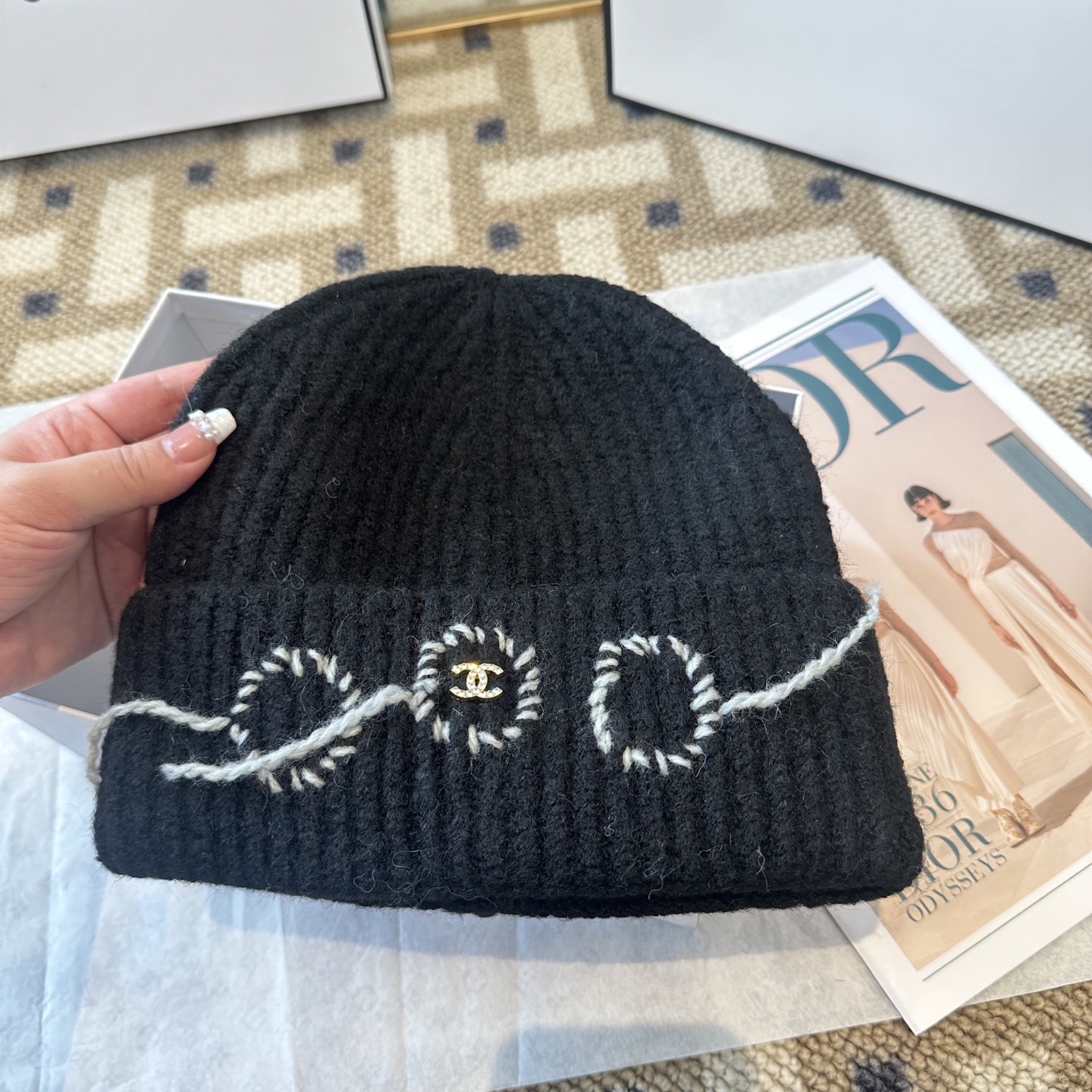 Chanel香奈儿毛线帽