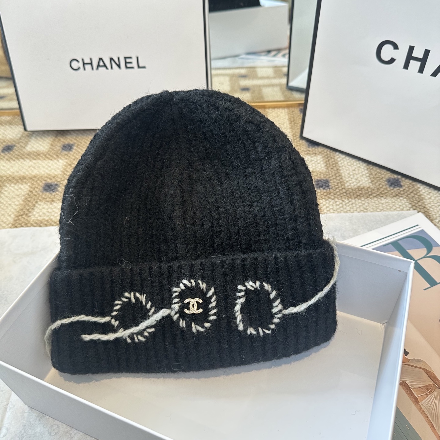 Chanel香奈儿毛线帽