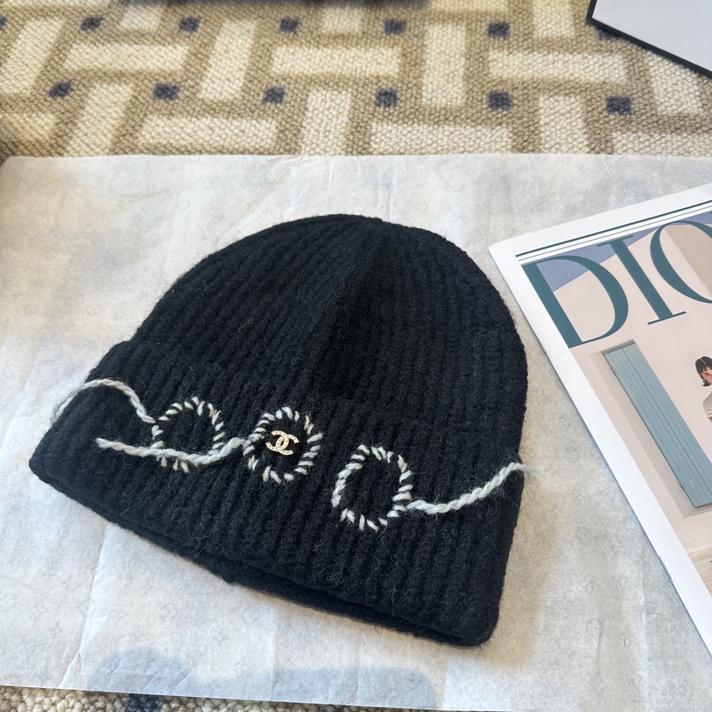 Chanel香奈儿毛线帽