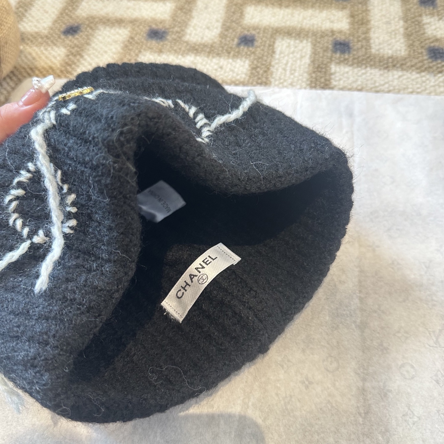 Chanel香奈儿毛线帽