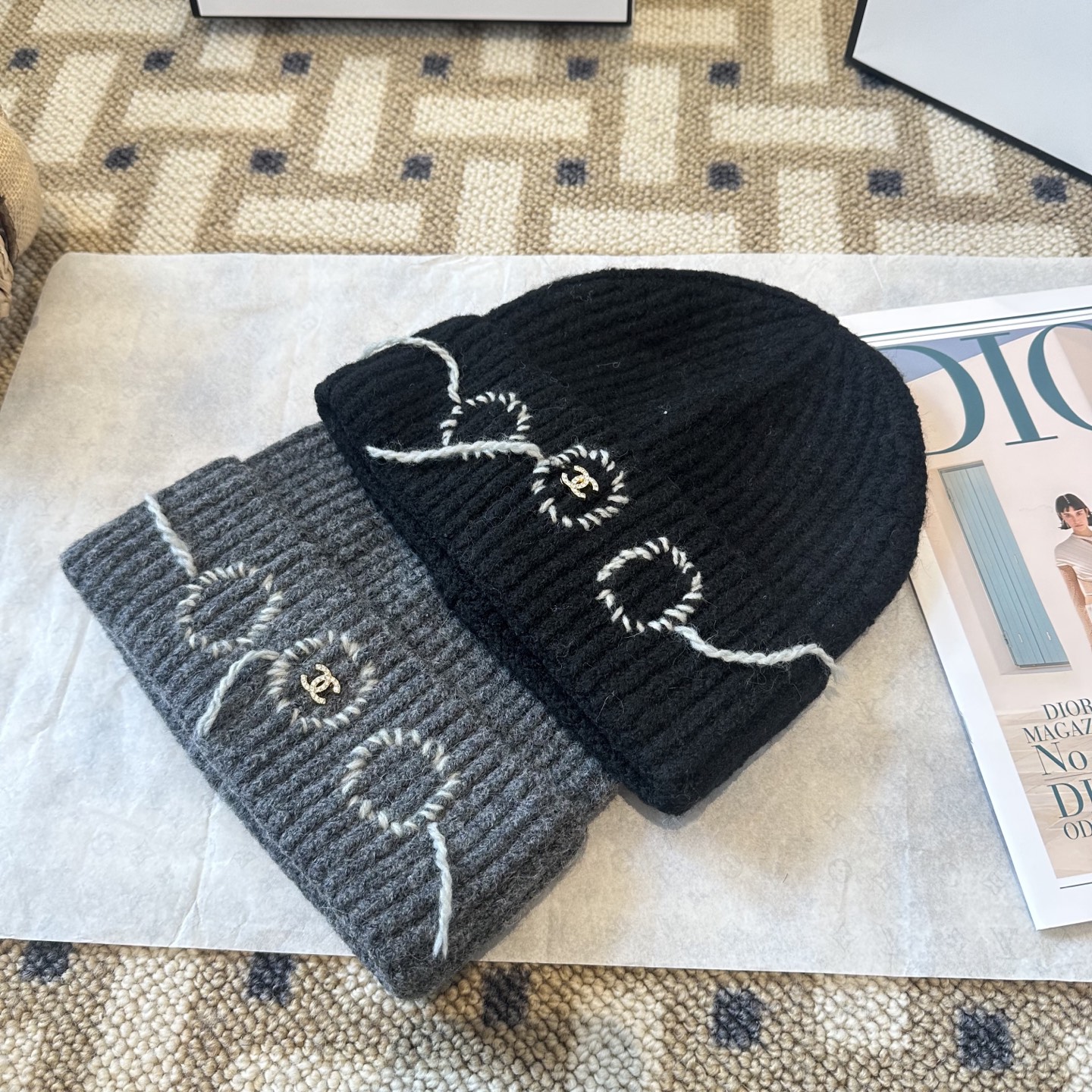 Chanel香奈儿毛线帽