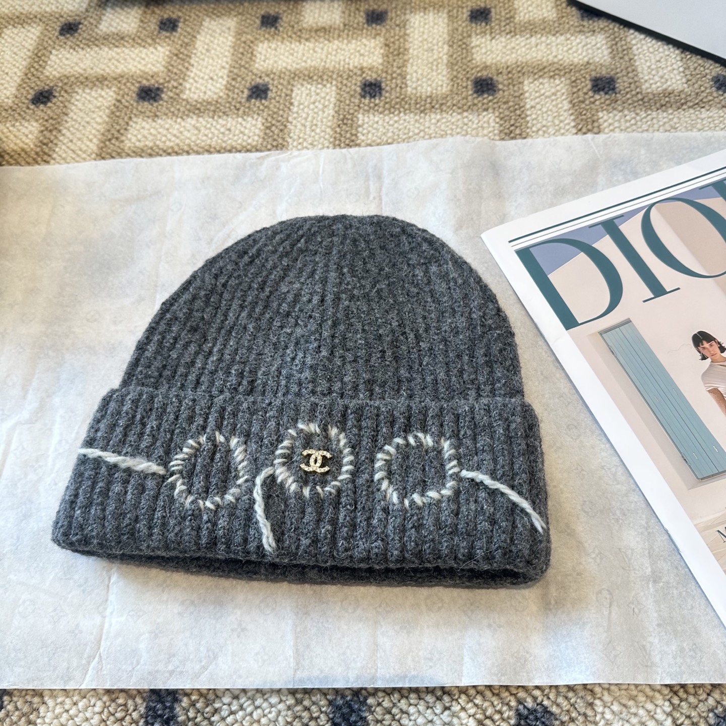 Chanel香奈儿毛线帽