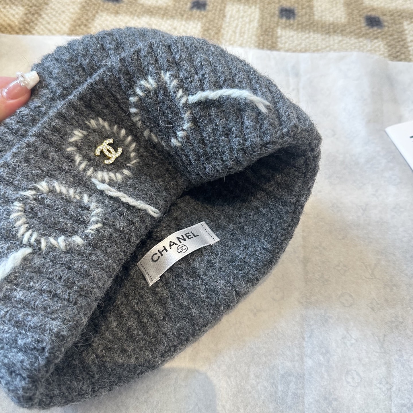 Chanel香奈儿毛线帽