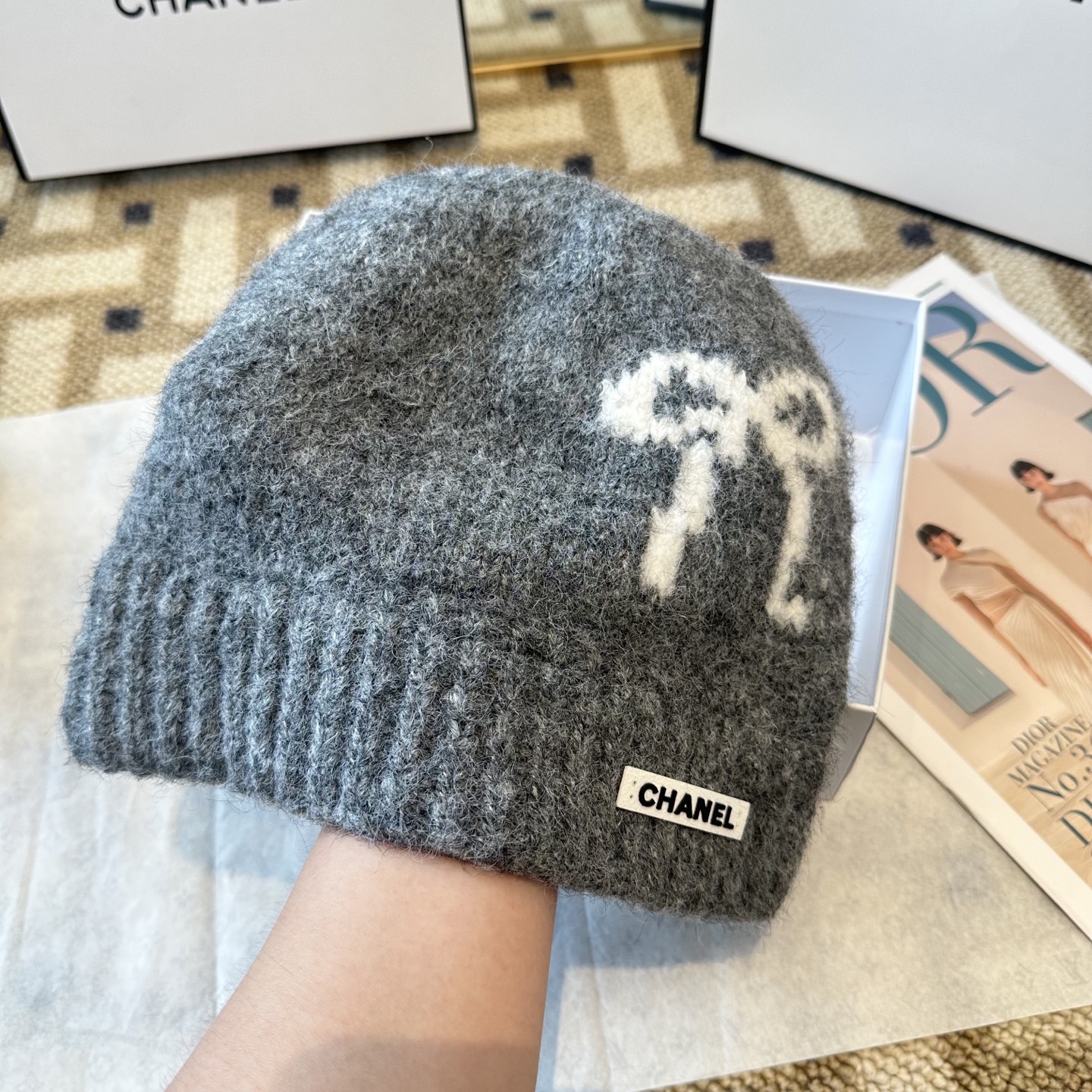 Chanel香奈儿毛线帽