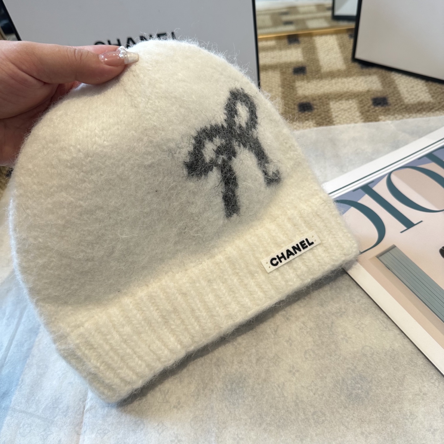 Chanel香奈儿毛线帽