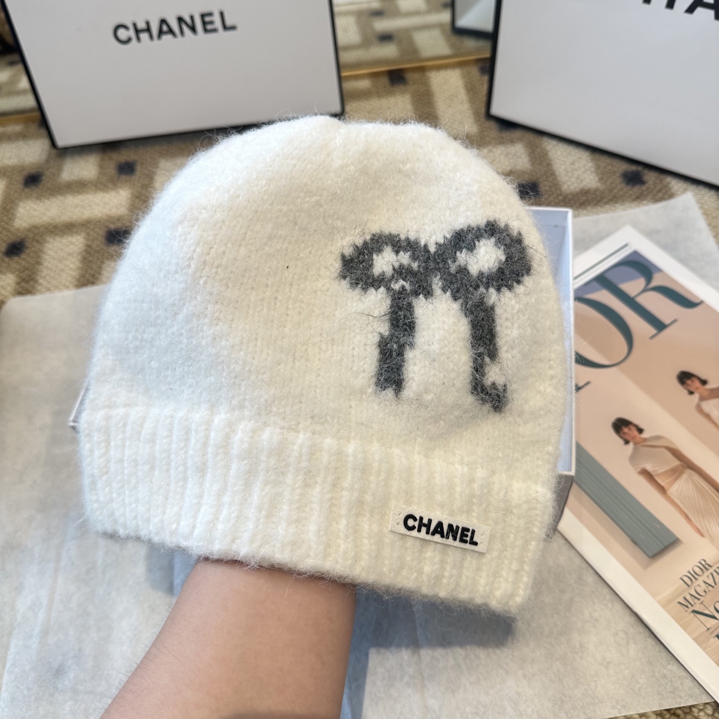 Chanel香奈儿毛线帽