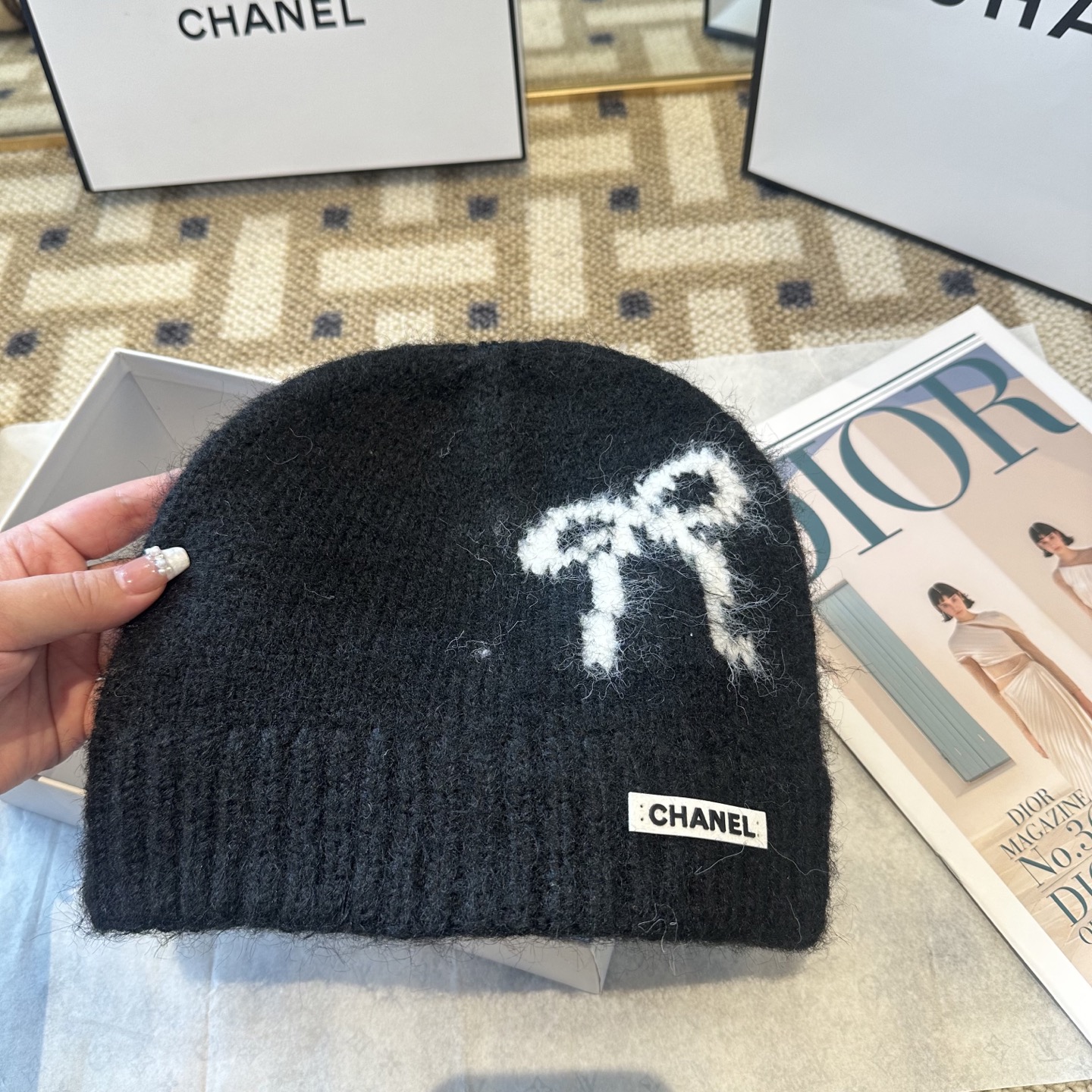 Chanel香奈儿毛线帽