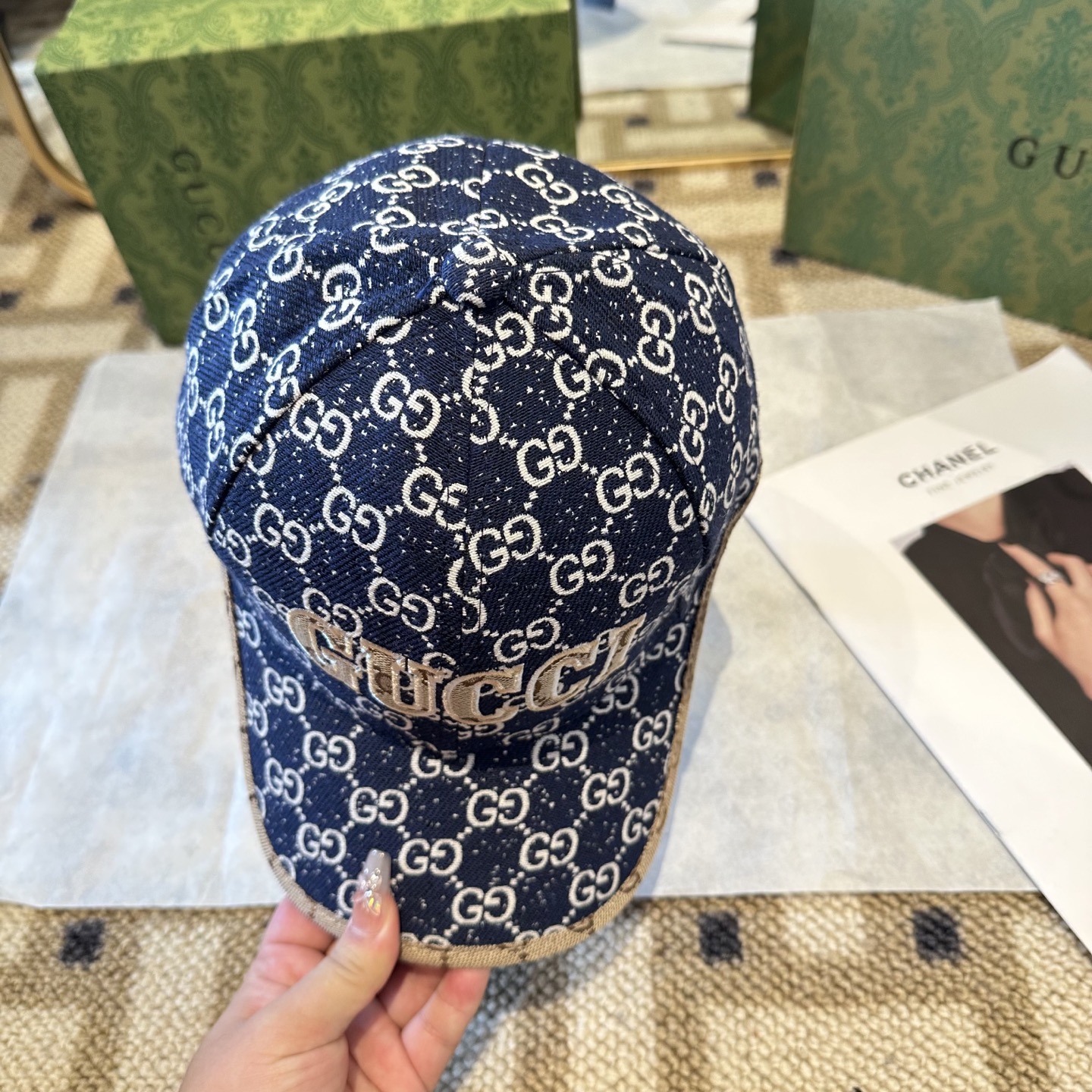 GUCCI古奇棒球帽 2025新款 工艺非常精美 高档大气上档次！低调奢华，方便携带！
