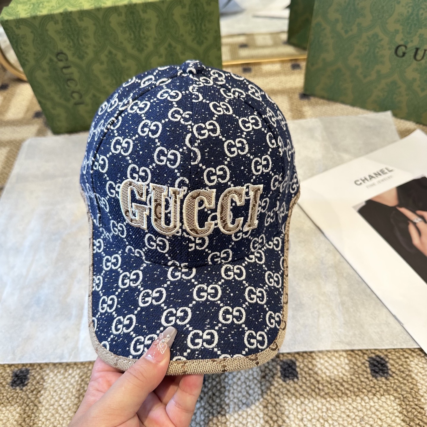 GUCCI古奇棒球帽 2025新款 工艺非常精美 高档大气上档次！低调奢华，方便携带！
