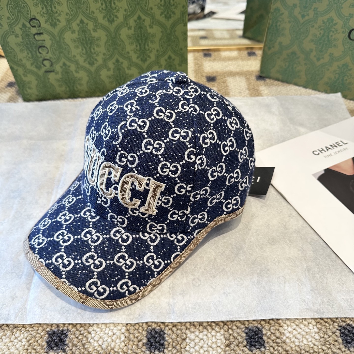 GUCCI古奇棒球帽 2025新款 工艺非常精美 高档大气上档次！低调奢华，方便携带！