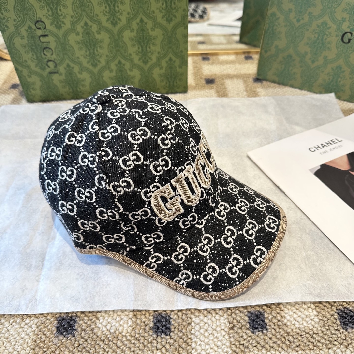 GUCCI古奇棒球帽 2025新款 工艺非常精美 高档大气上档次！低调奢华，方便携带！