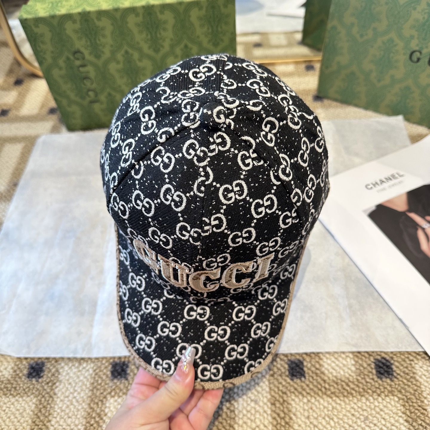 GUCCI古奇棒球帽 2025新款 工艺非常精美 高档大气上档次！低调奢华，方便携带！