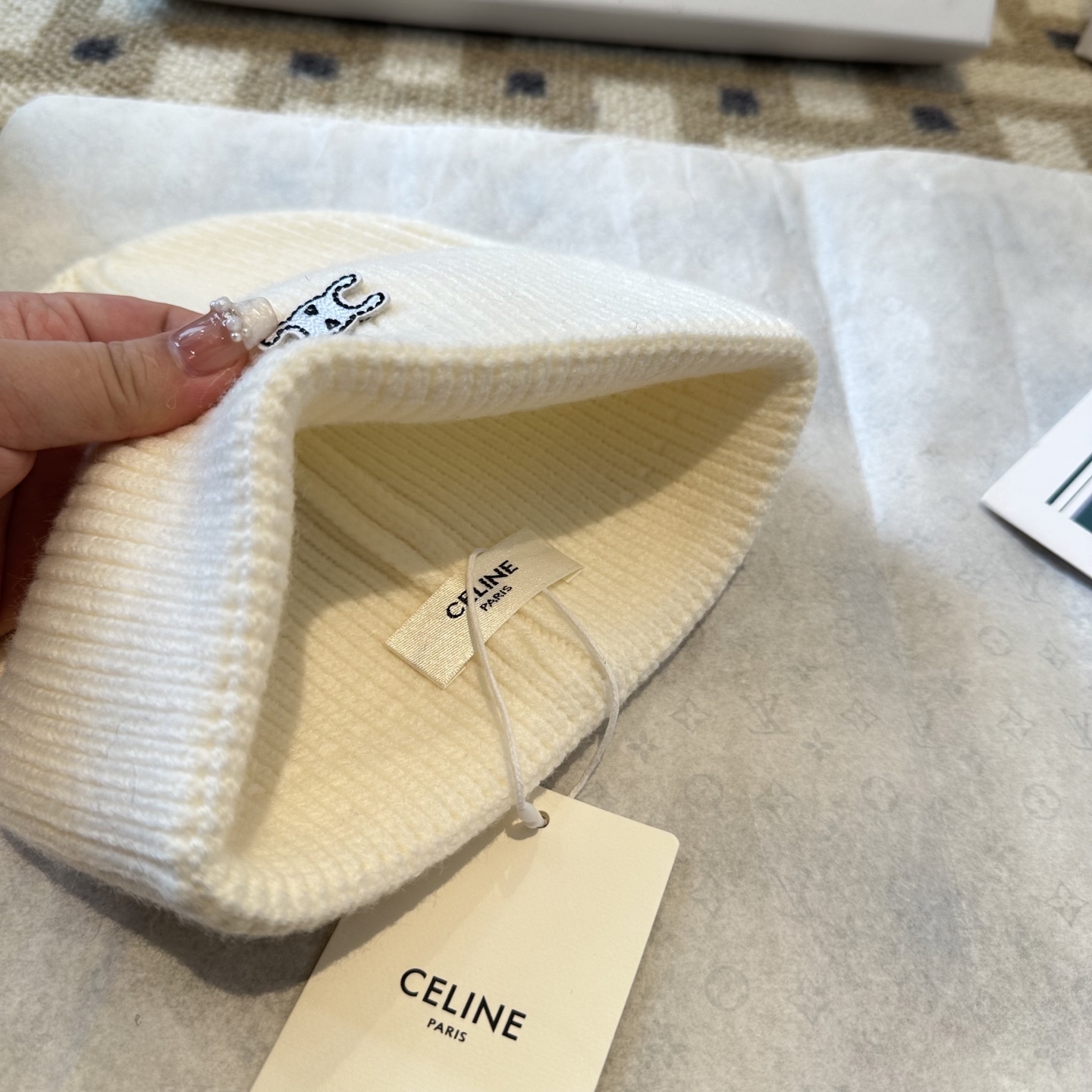 Celine 赛琳 2025秋冬新款毛线帽，男女款针织帽，