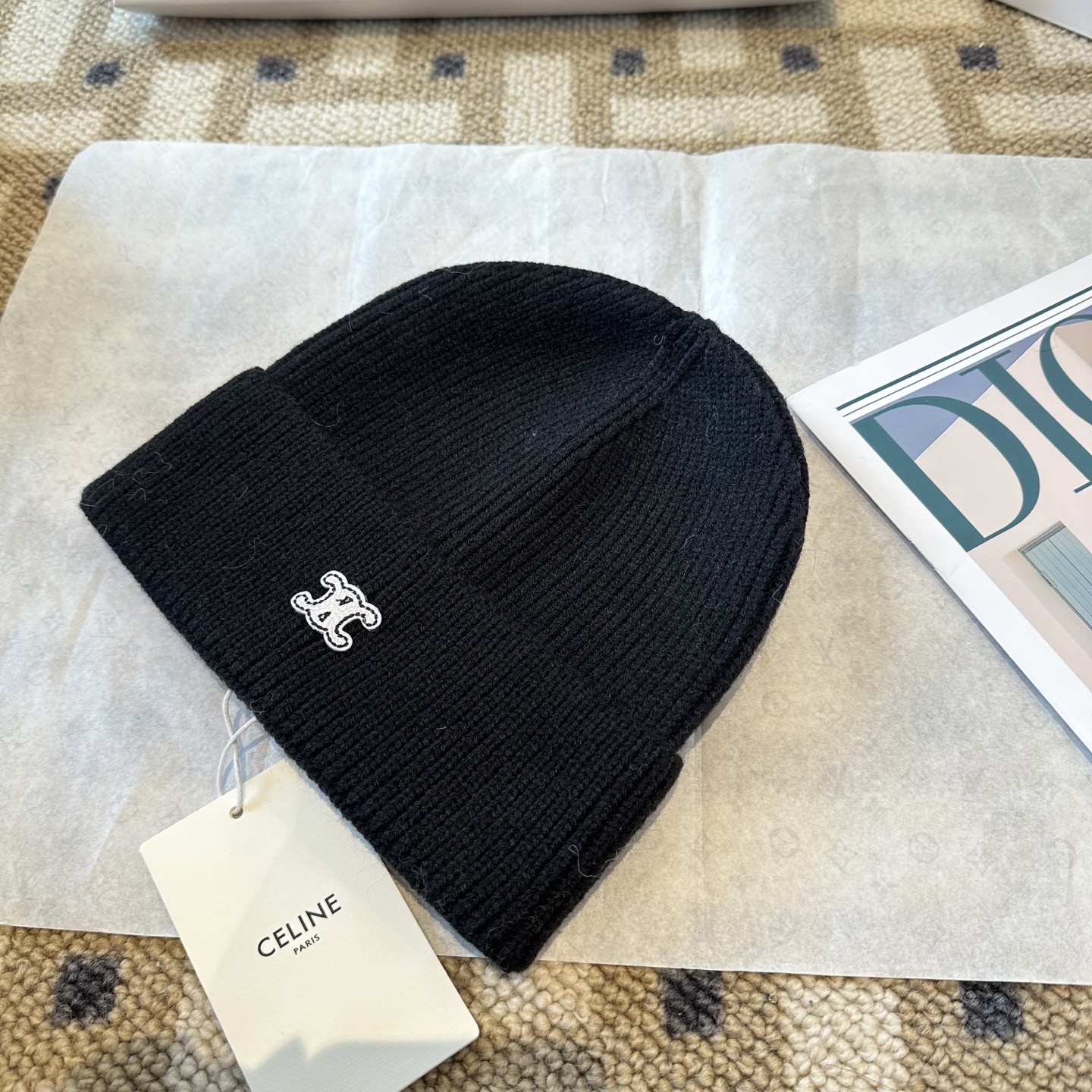 Celine 赛琳 2025秋冬新款毛线帽，男女款针织帽