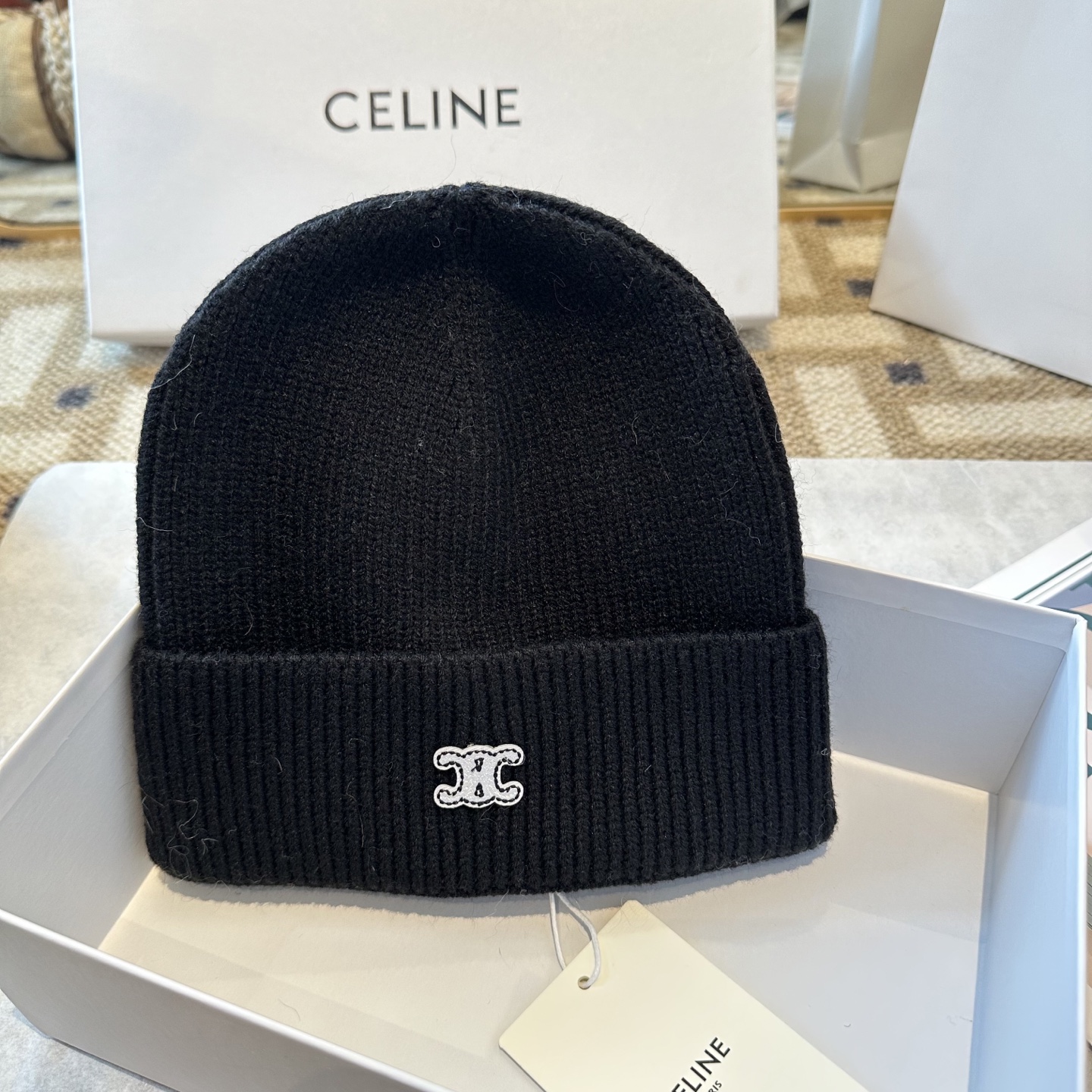 Celine 赛琳 2025秋冬新款毛线帽，男女款针织帽