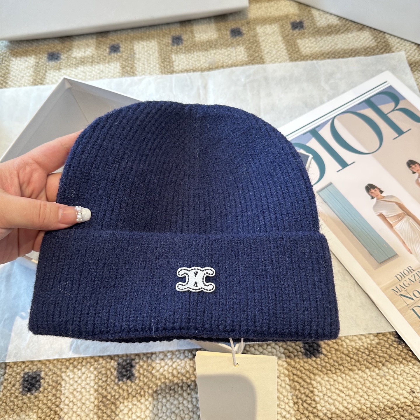 Celine 赛琳 2025秋冬新款毛线帽，男女款针织帽