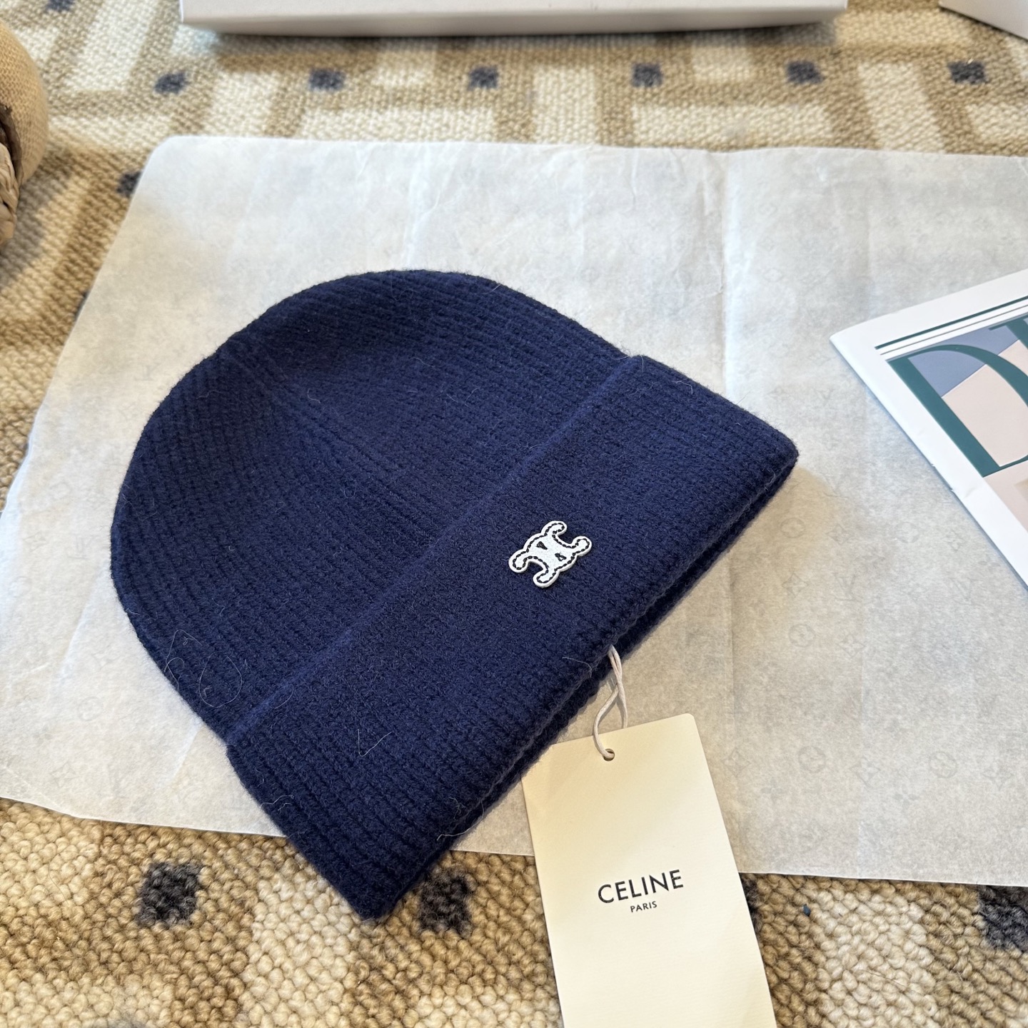 Celine 赛琳 2025秋冬新款毛线帽，男女款针织帽