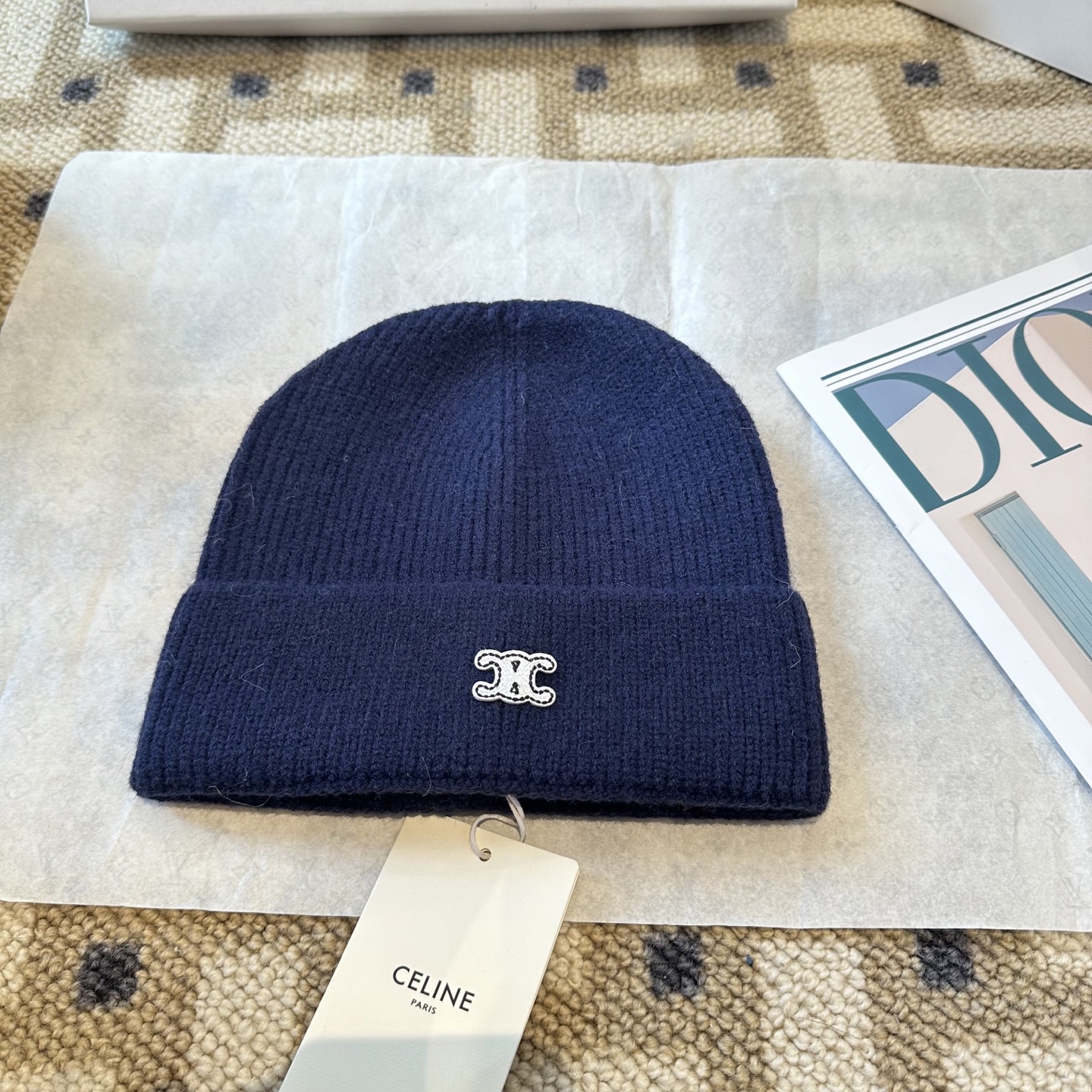 Celine 赛琳 2025秋冬新款毛线帽，男女款针织帽
