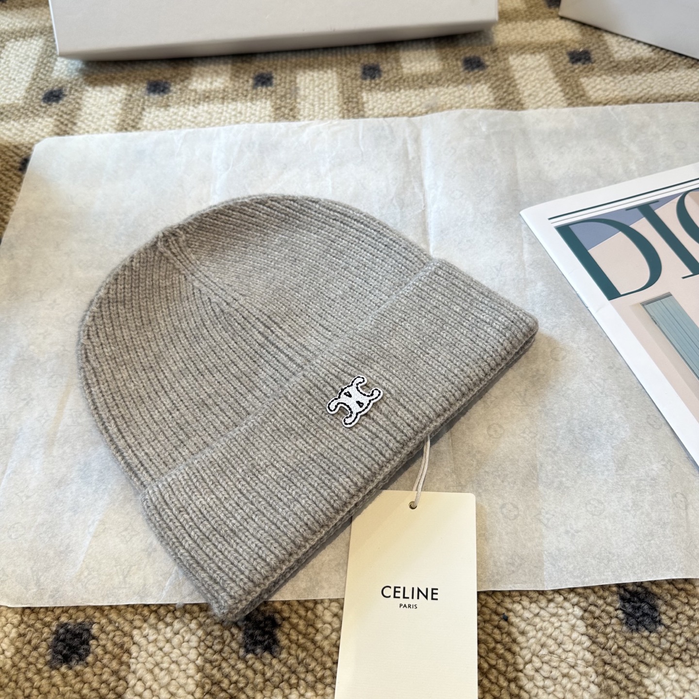 Celine 赛琳 2025秋冬新款毛线帽，男女款针织帽