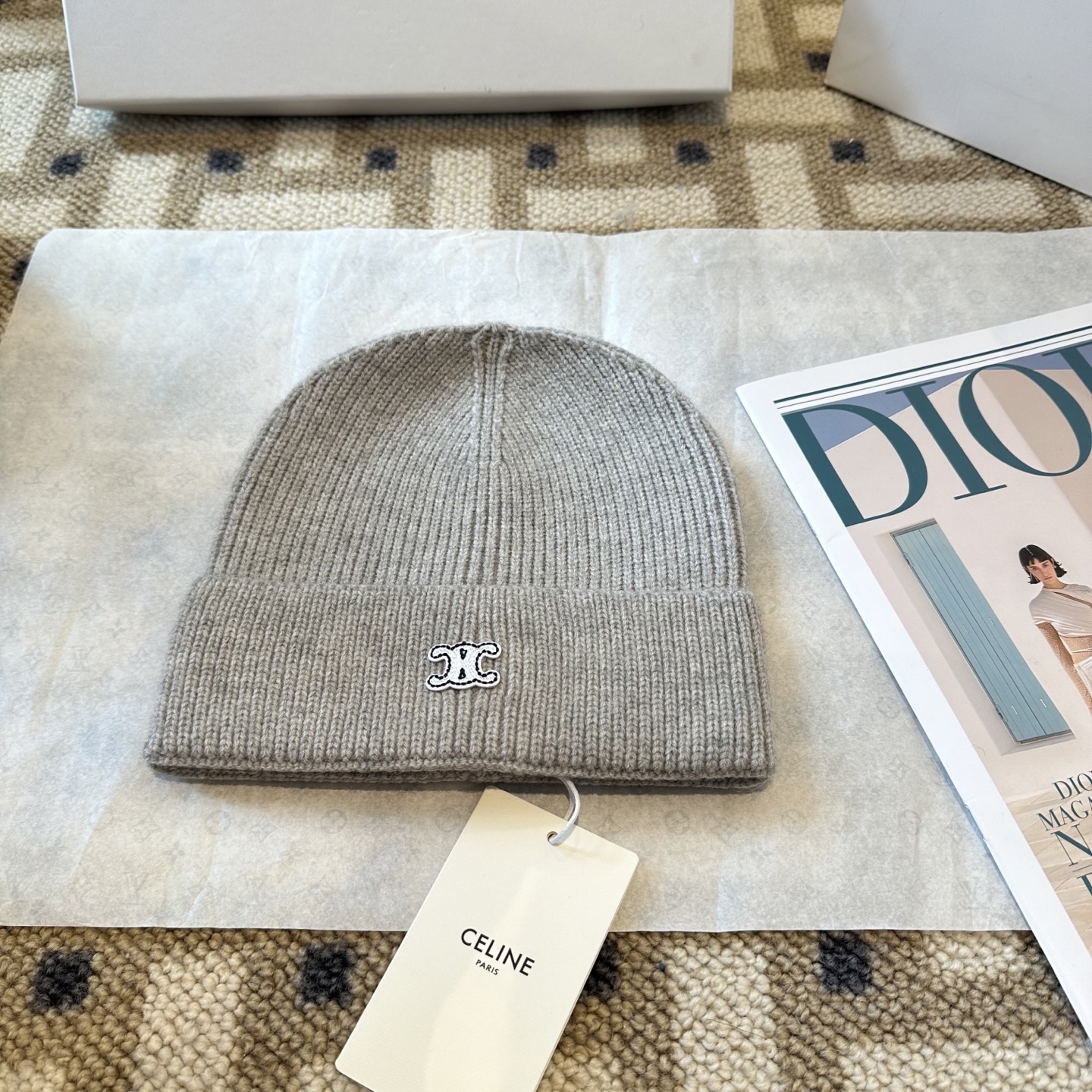 Celine 赛琳 2025秋冬新款毛线帽，男女款针织帽