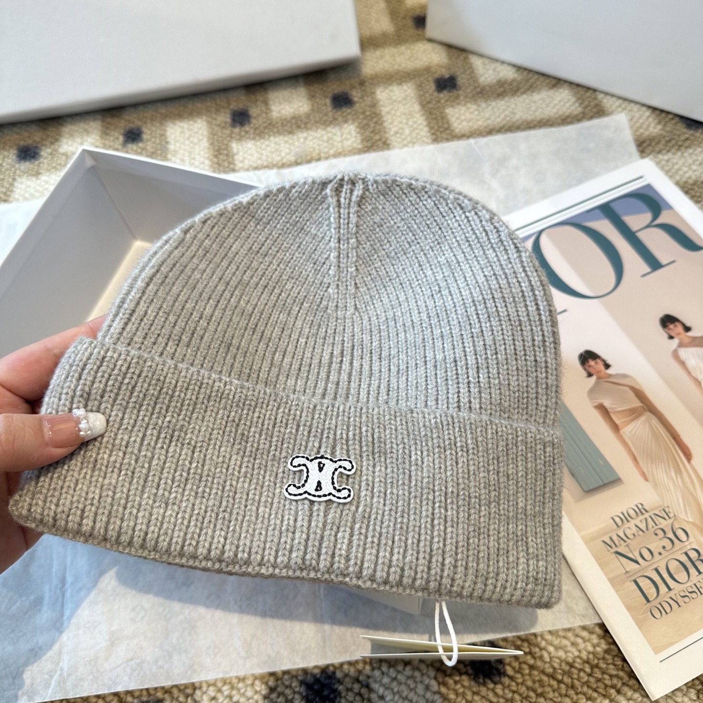 Celine 赛琳 2025秋冬新款毛线帽，男女款针织帽