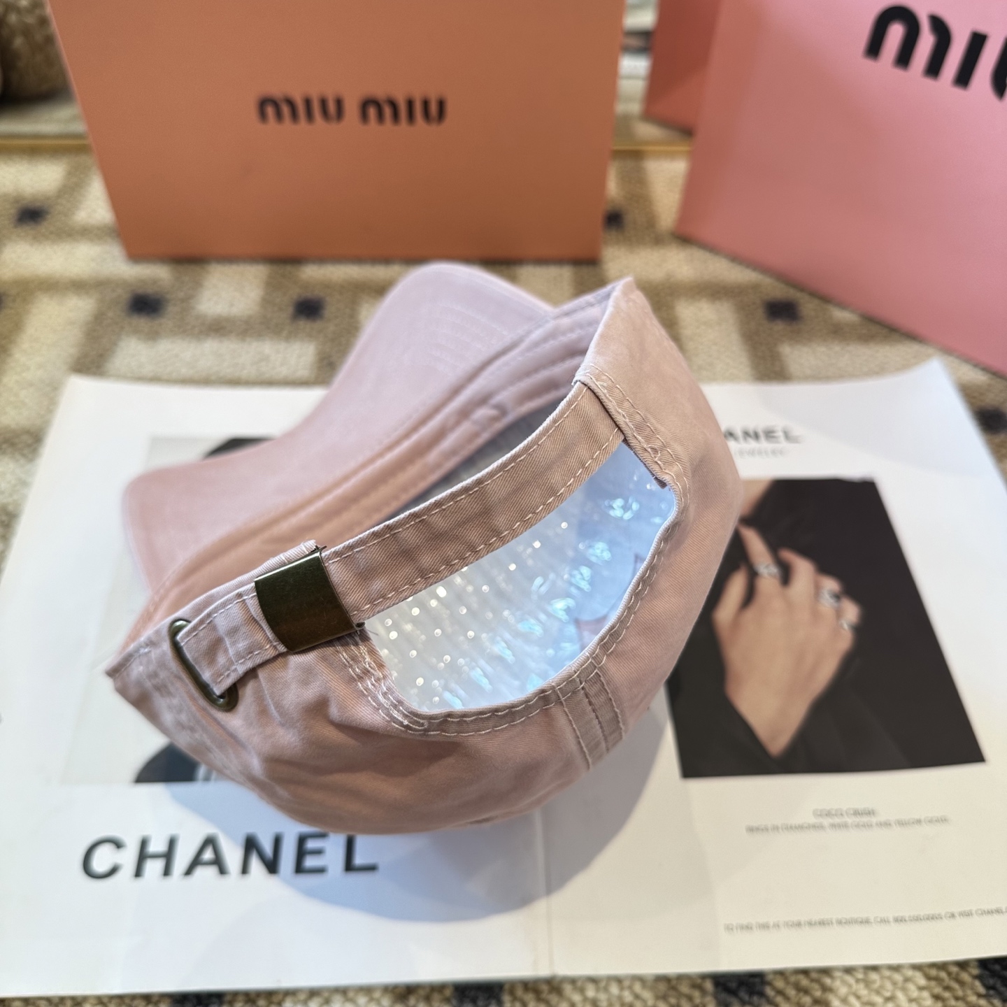 谬谬miumiu 原单 新款棒球帽，正品开模订制，原版做工细致质量超赞！