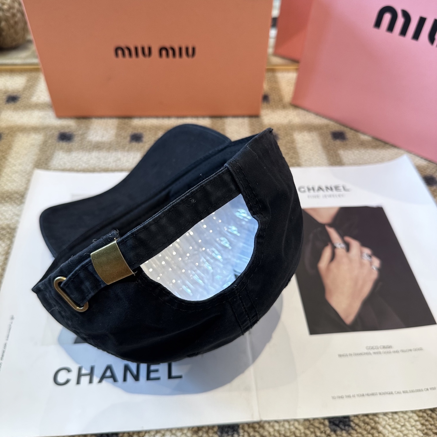 谬谬miumiu 原单 新款棒球帽，正品开模订制，原版做工细致质量超赞！