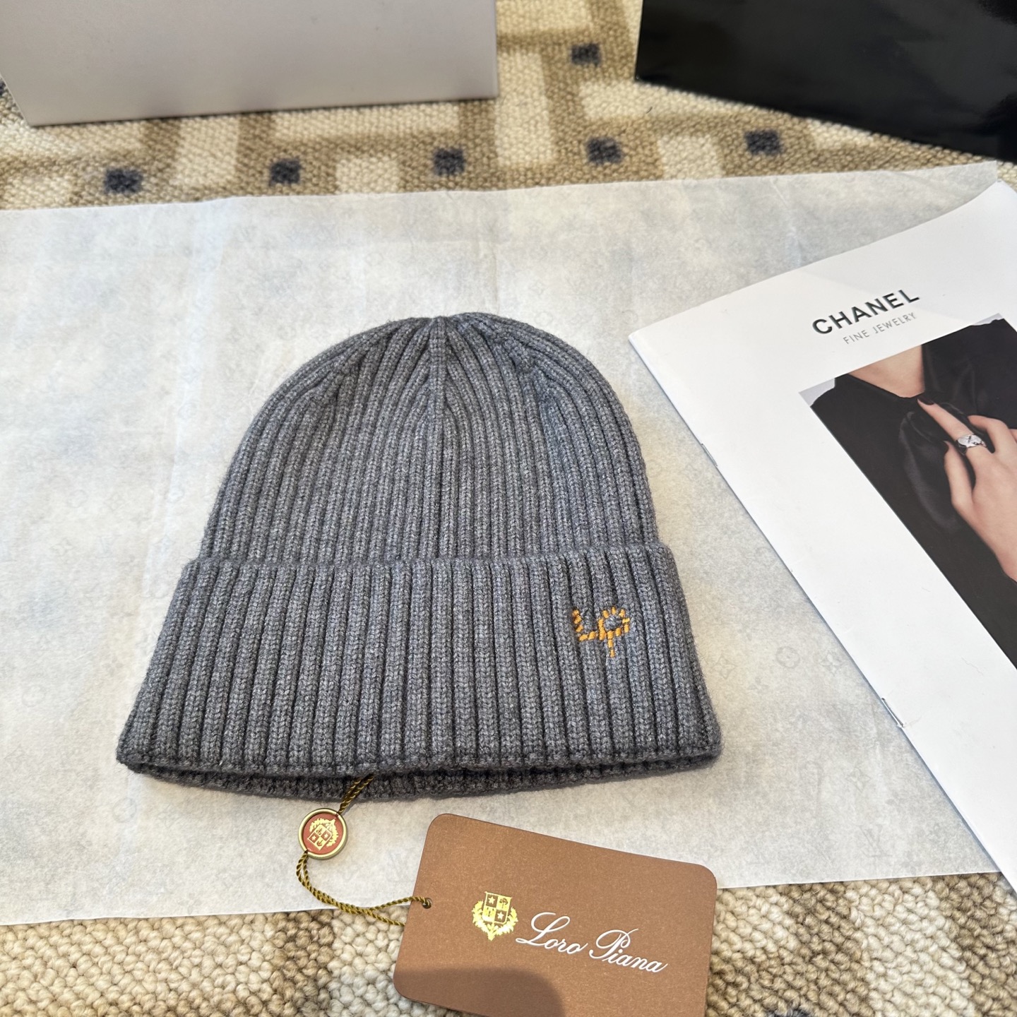 Loro Piana Unisex Cashmere Beanie Hat - Warm, Stylish, and Comfortable