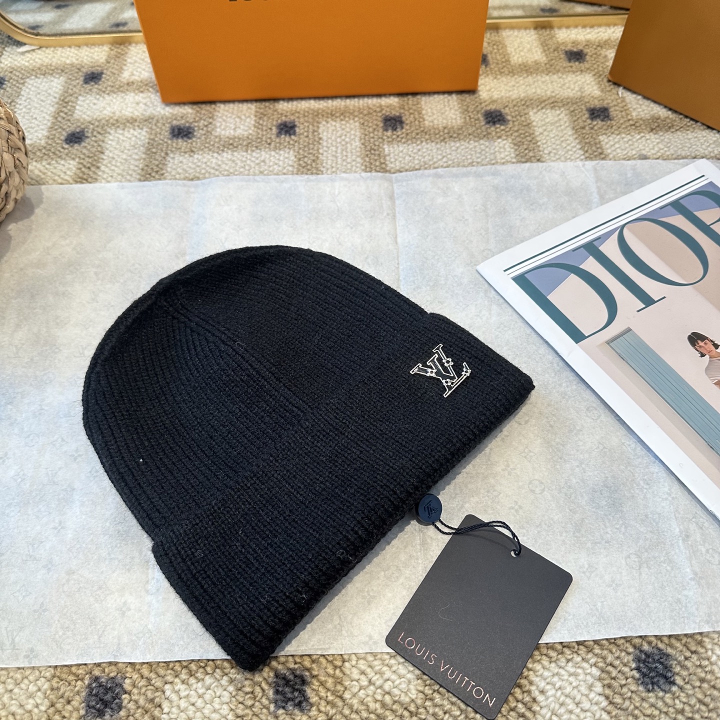 P63 Lv路易威登专柜货，针织毛线帽，男女同款 正品开模