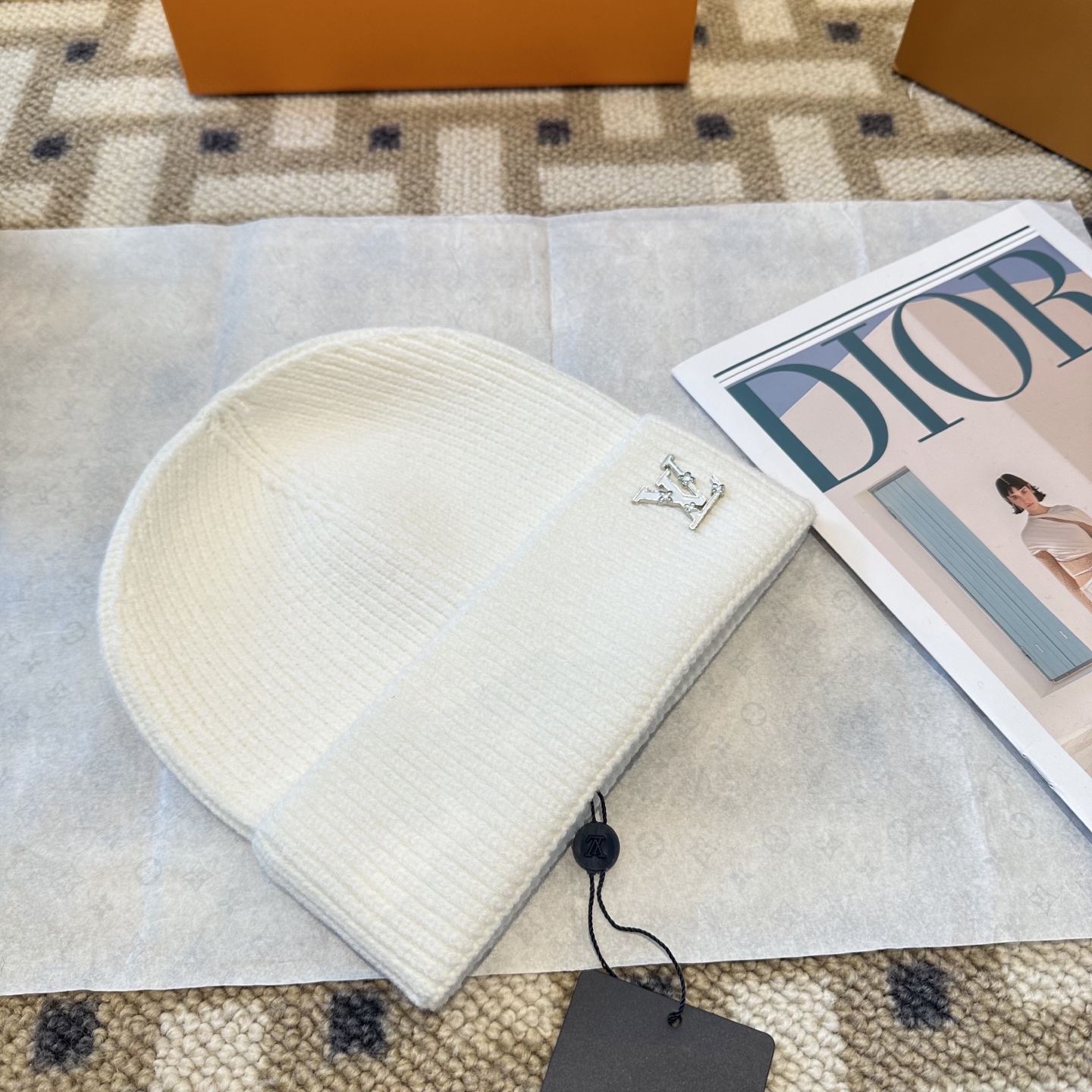 P63 Lv路易威登专柜货，针织毛线帽，男女同款 正品开模