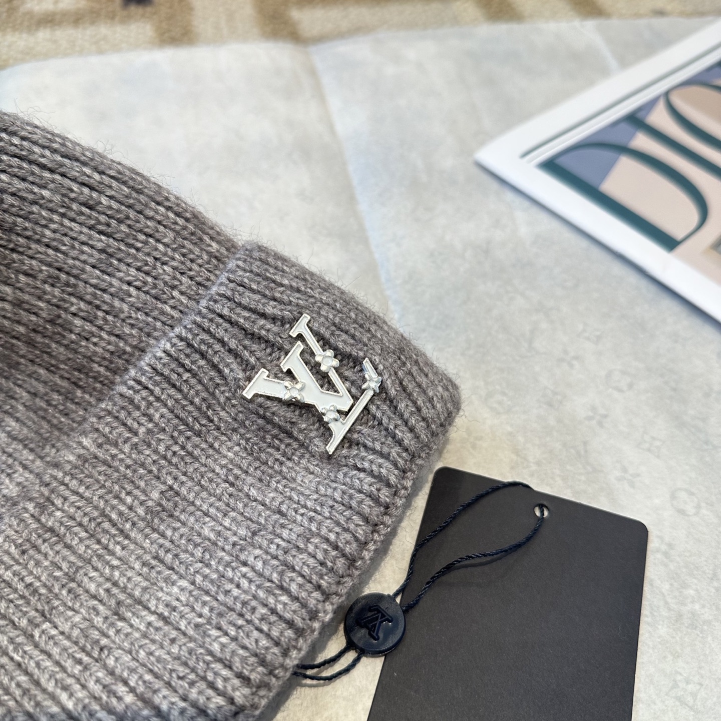 P63 Lv路易威登专柜货，针织毛线帽，男女同款 正品开模