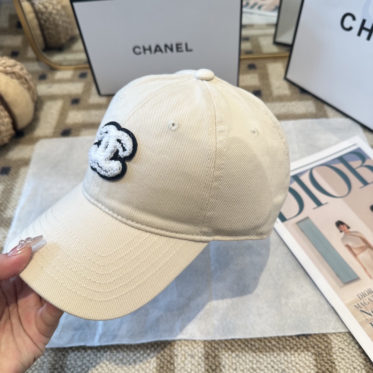 P66 CHANEL香奈儿 新款简约棒球帽，新款出货，大牌款超好搭配，赶紧入手！