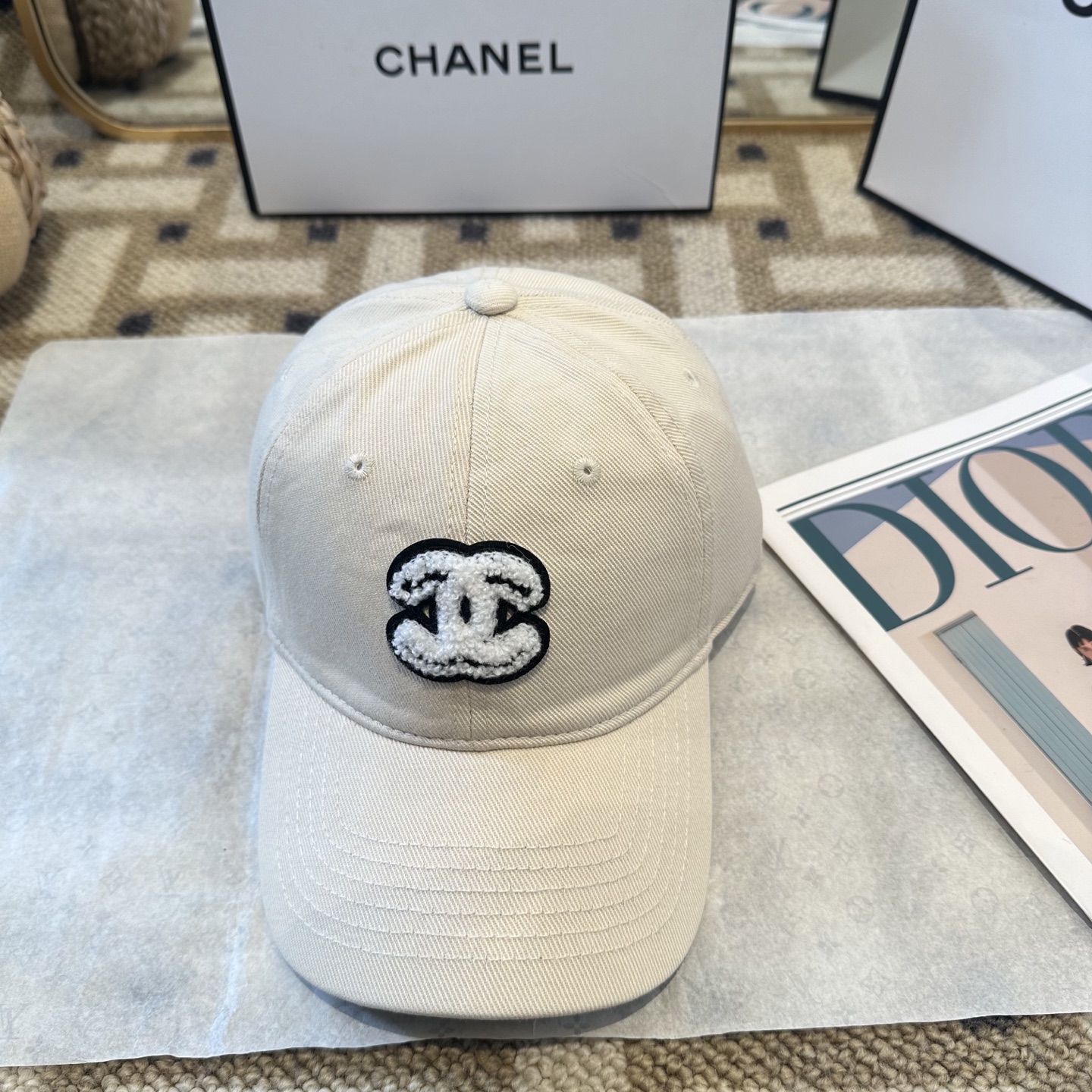 P66 CHANEL香奈儿 新款简约棒球帽，新款出货，大牌款超好搭配，赶紧入手！