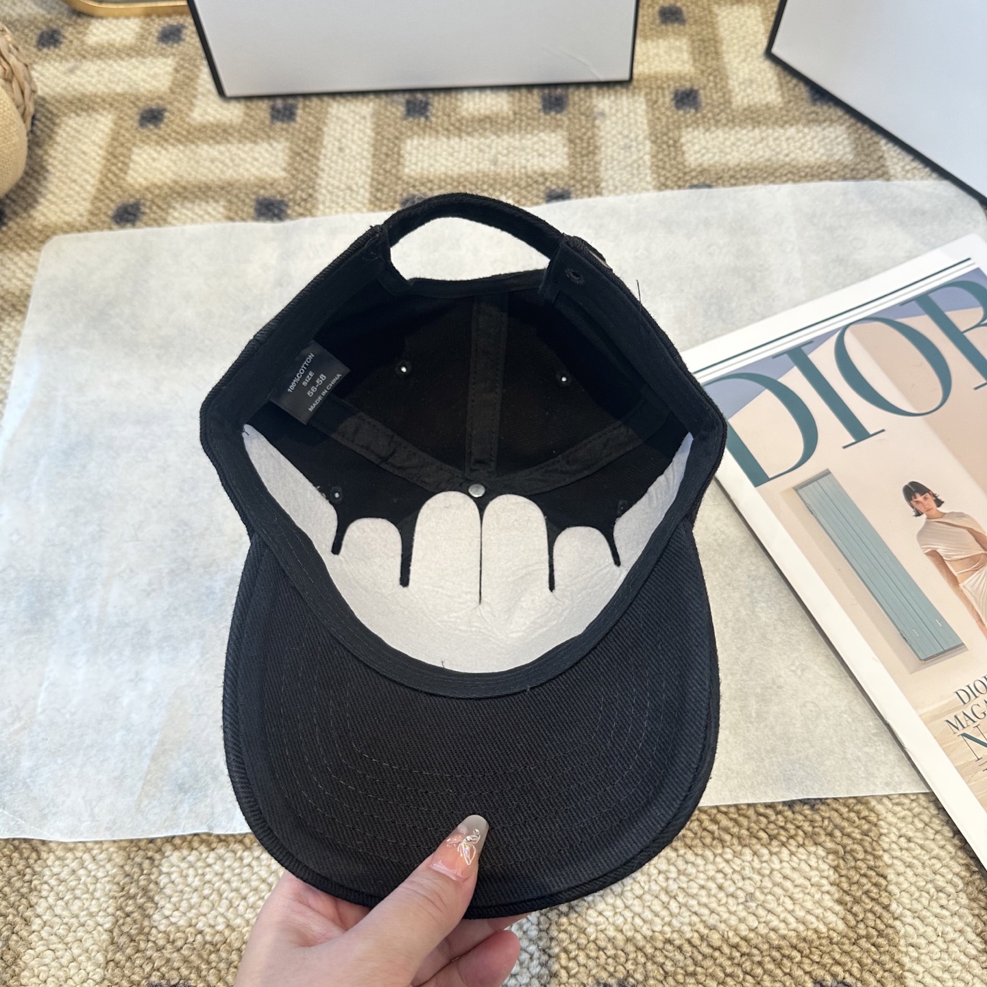 P66 CHANEL香奈儿 新款简约棒球帽，新款出货，大牌款超好搭配，赶紧入手！