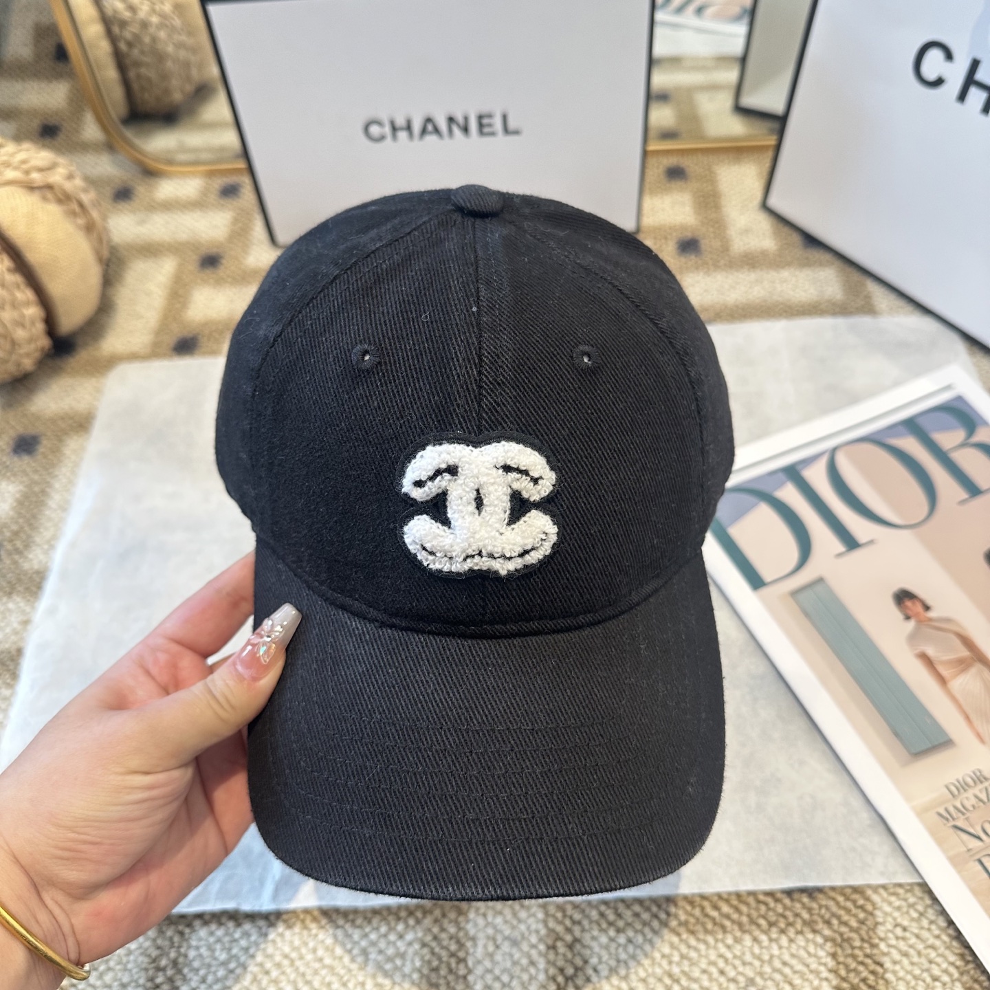 P66 CHANEL香奈儿 新款简约棒球帽，新款出货，大牌款超好搭配，赶紧入手！