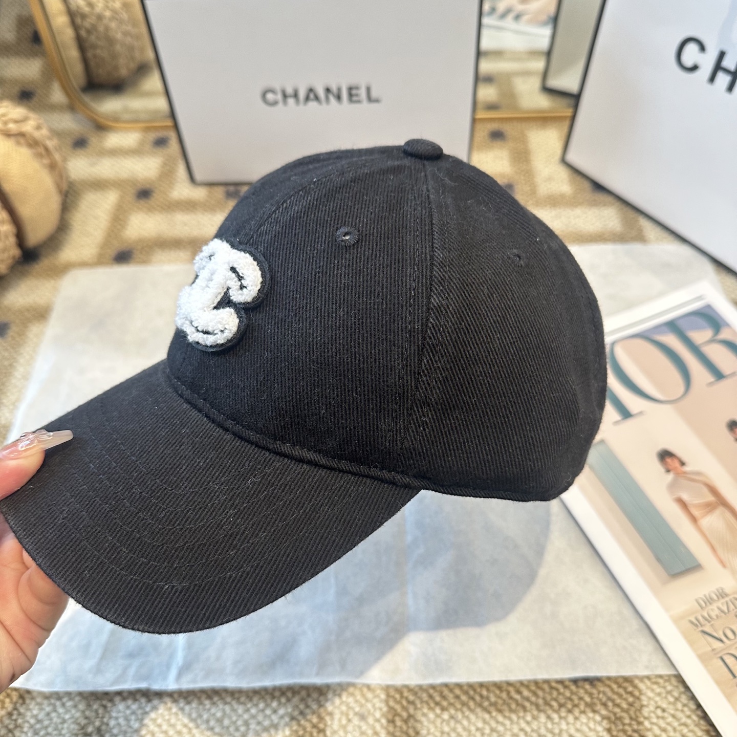 P66 CHANEL香奈儿 新款简约棒球帽，新款出货，大牌款超好搭配，赶紧入手！