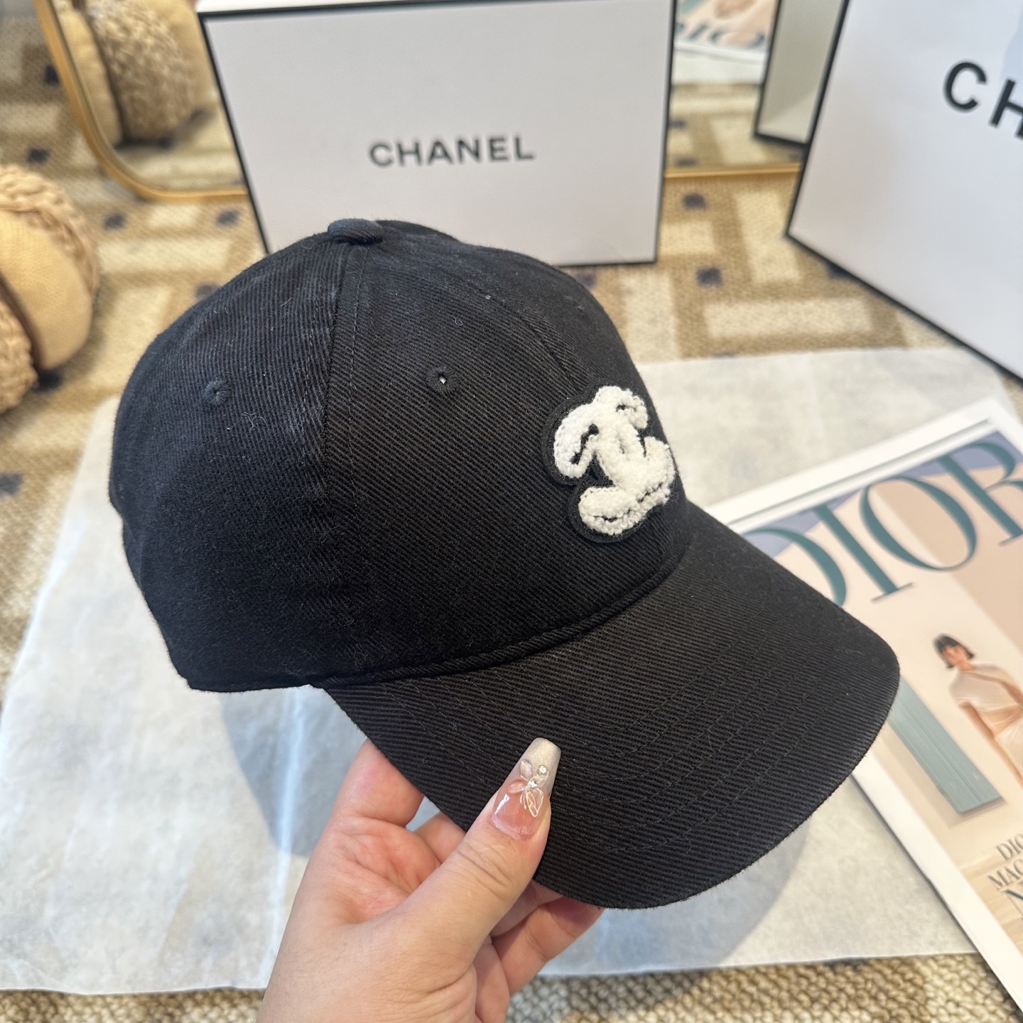 P66 CHANEL香奈儿 新款简约棒球帽，新款出货，大牌款超好搭配，赶紧入手！