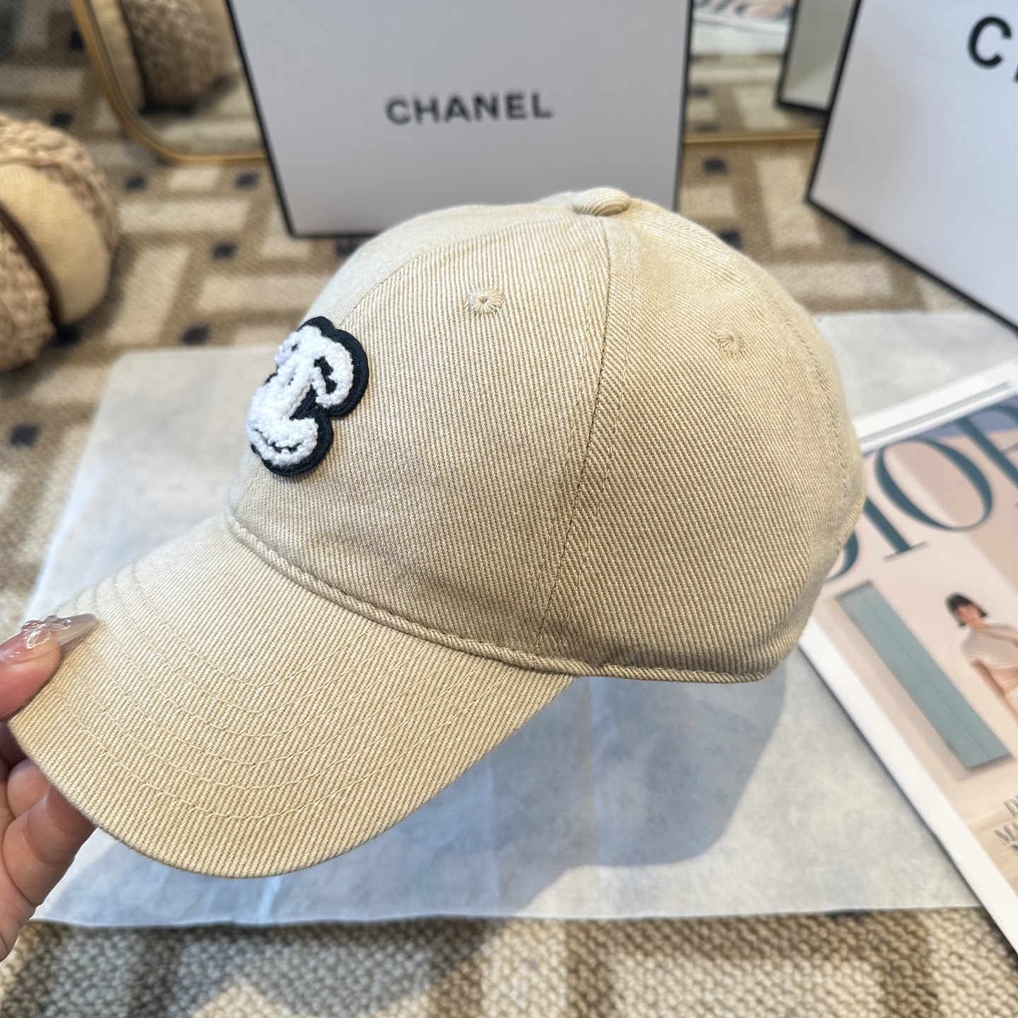 P66 CHANEL香奈儿 新款简约棒球帽，新款出货，大牌款超好搭配，赶紧入手！