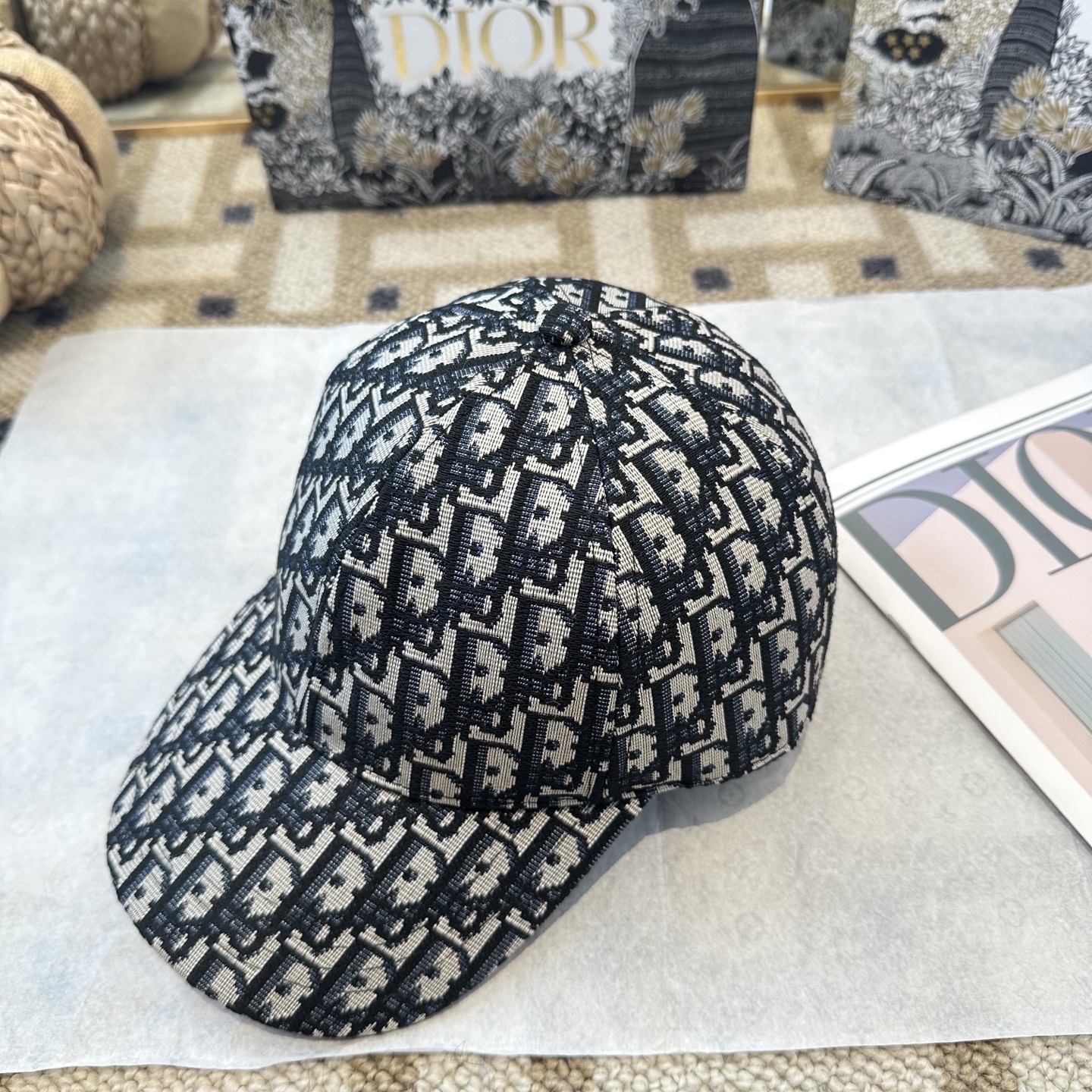 P67 DIOR迪奥 官网同步新款发布 老花D家棒球帽🧢，超级火爆