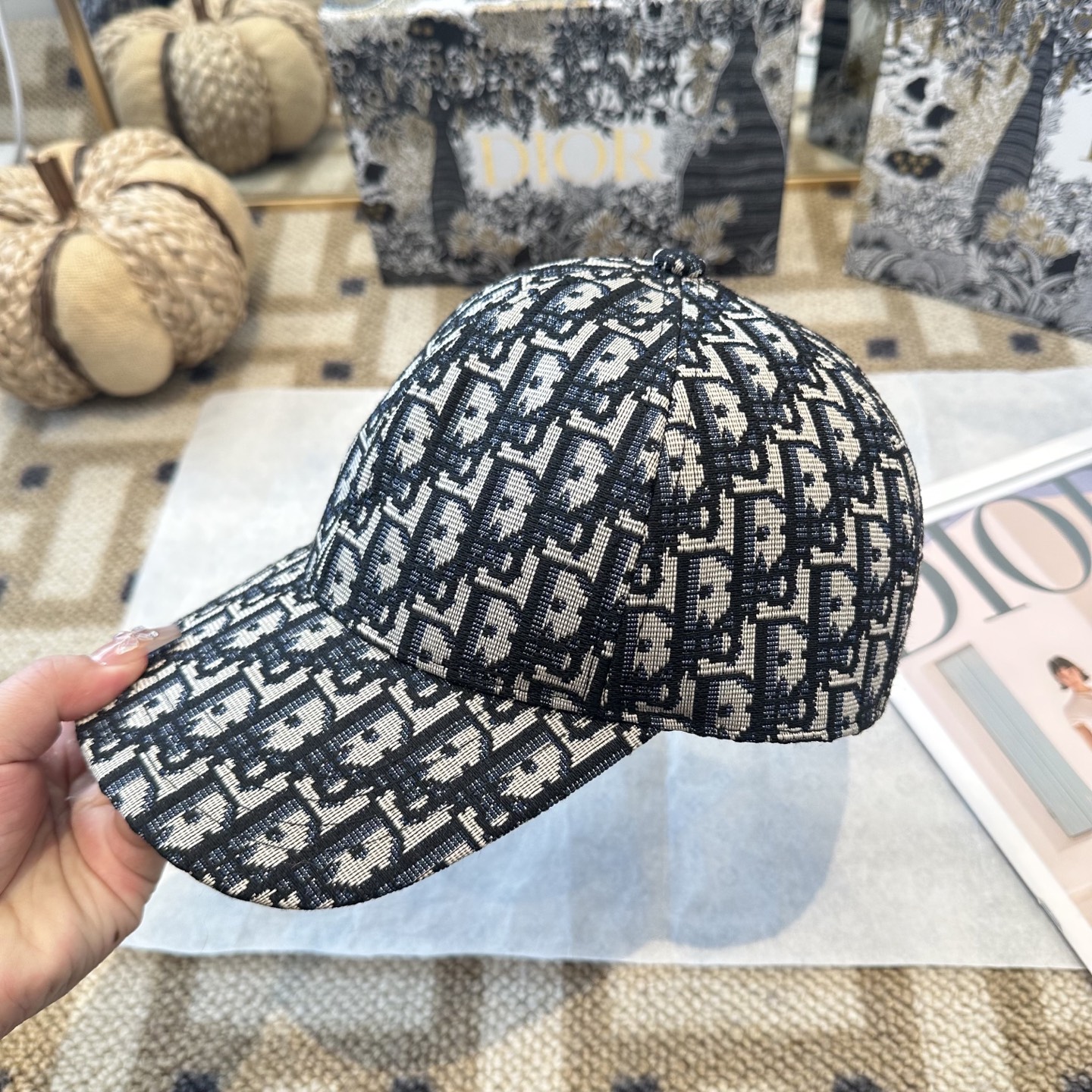 P67 DIOR迪奥 官网同步新款发布 老花D家棒球帽🧢，超级火爆