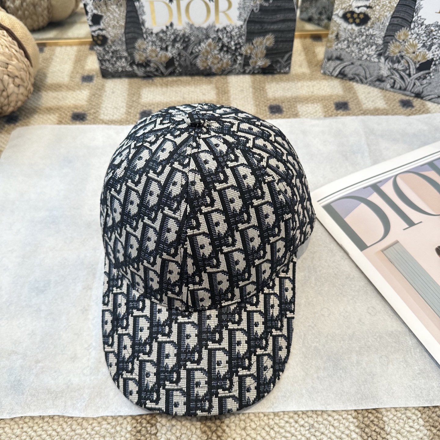 P67 DIOR迪奥 官网同步新款发布 老花D家棒球帽🧢，超级火爆
