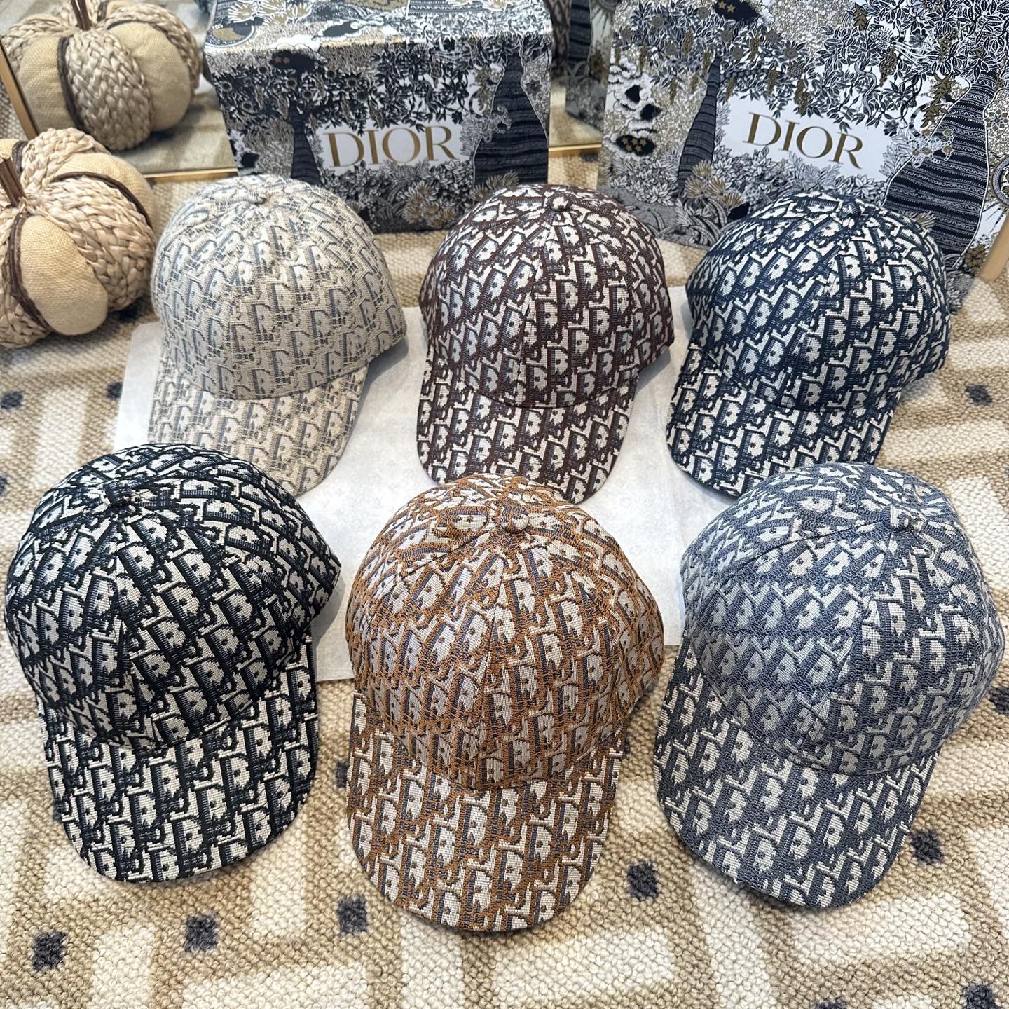 DIOR迪奥 官网同步新款发布 老花D家棒球帽🧢，超级火爆