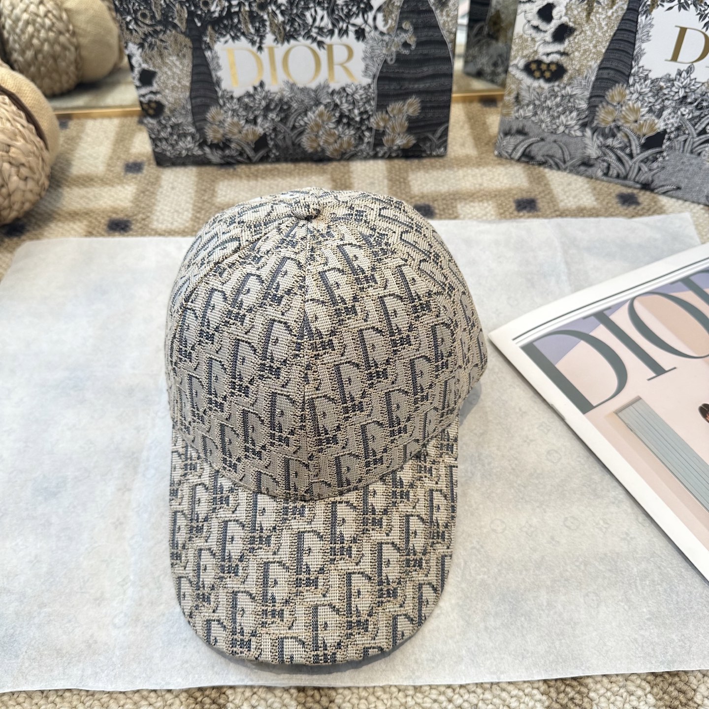 P67 DIOR迪奥 官网同步新款发布 老花D家棒球帽🧢，超级火爆