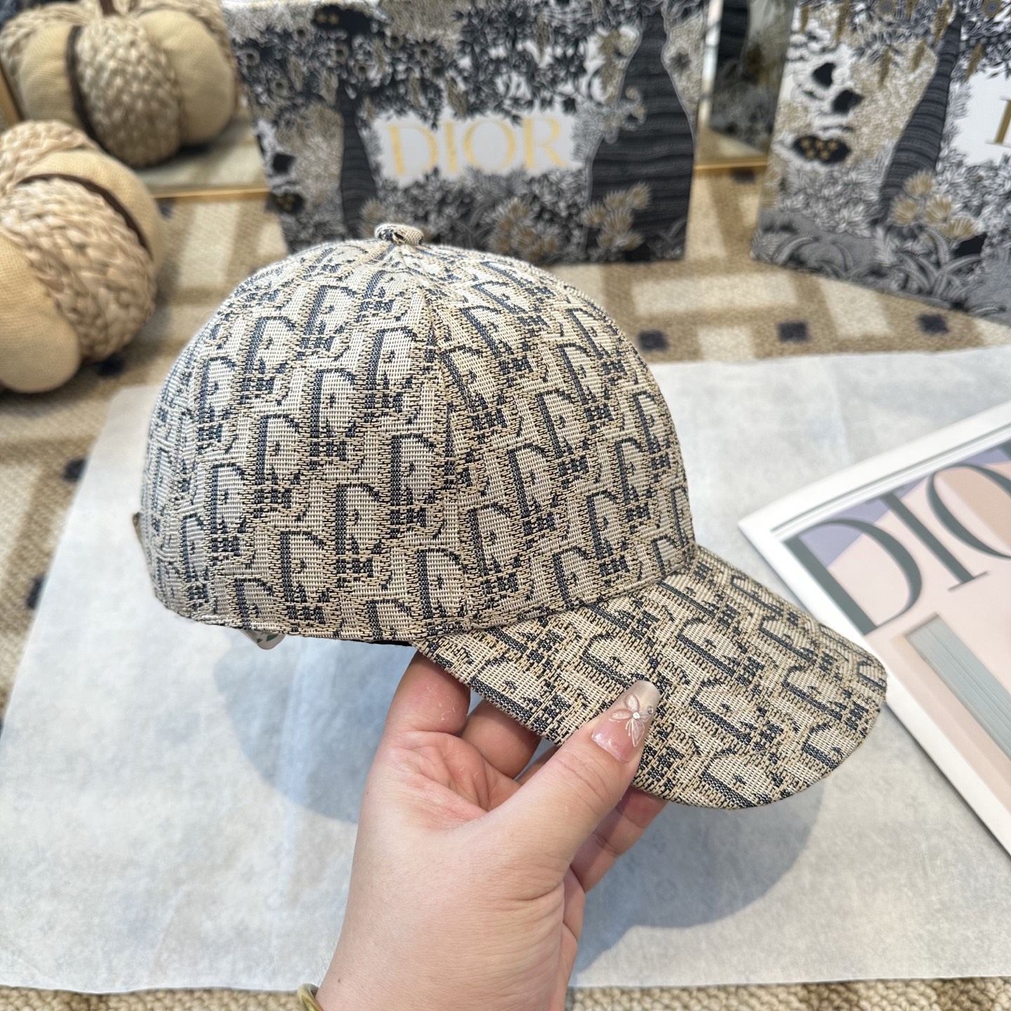 P67 DIOR迪奥 官网同步新款发布 老花D家棒球帽🧢，超级火爆
