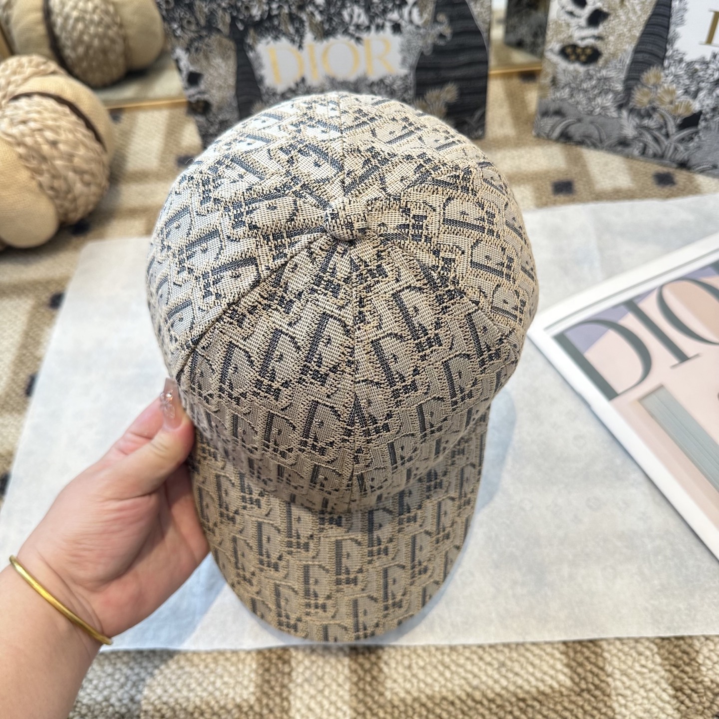 P67 DIOR迪奥 官网同步新款发布 老花D家棒球帽🧢，超级火爆